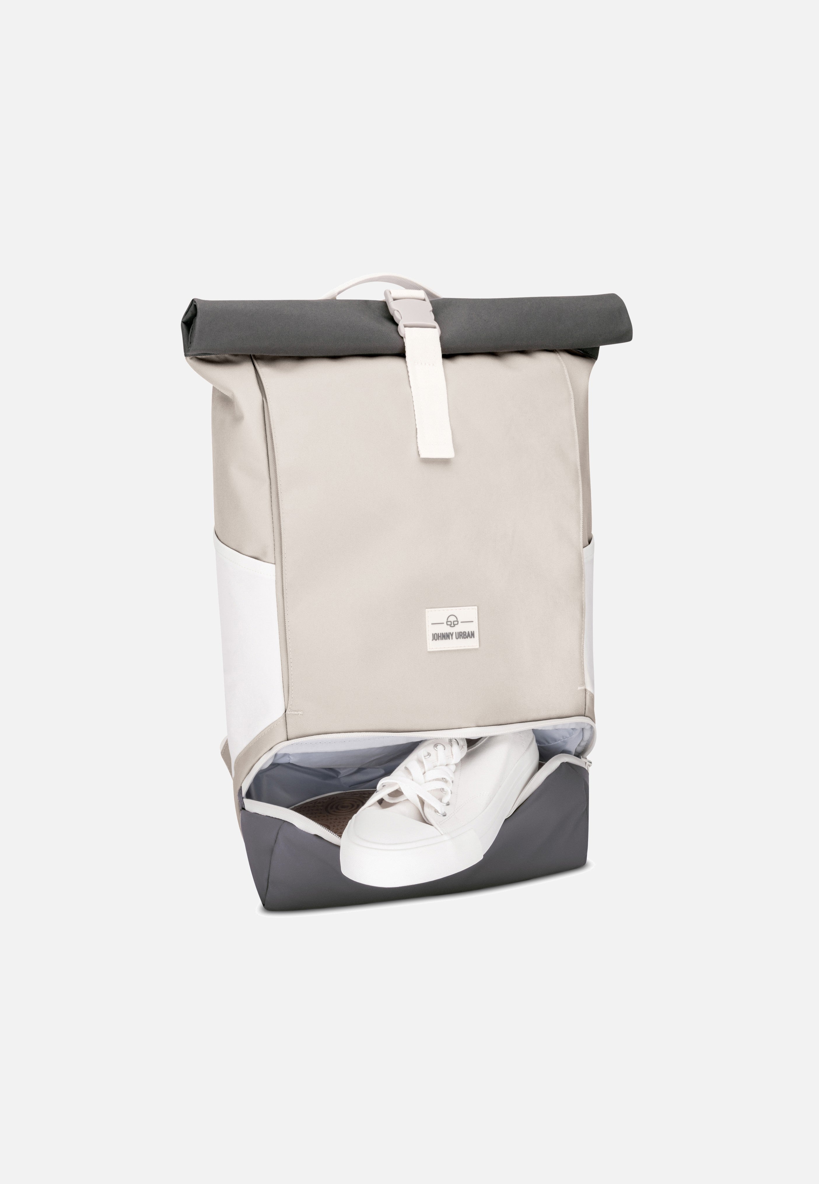 Johnny Urban - Allen Medium Sand-Grau - Rolltop Backpack | Neutral-Image