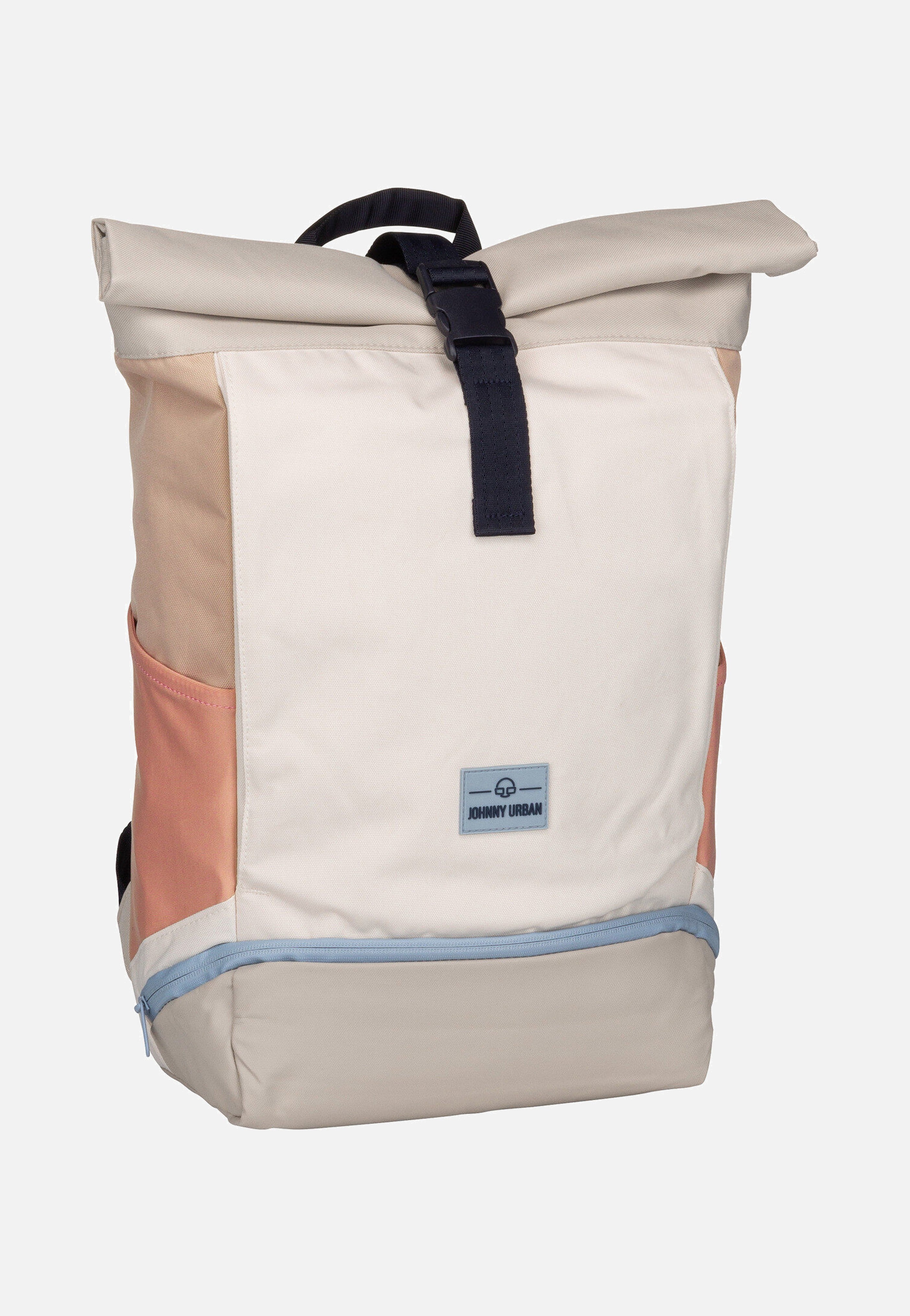 Johnny Urban - Allen Medium Sand-Rosa - Rolltop Backpack | Neutral-Image