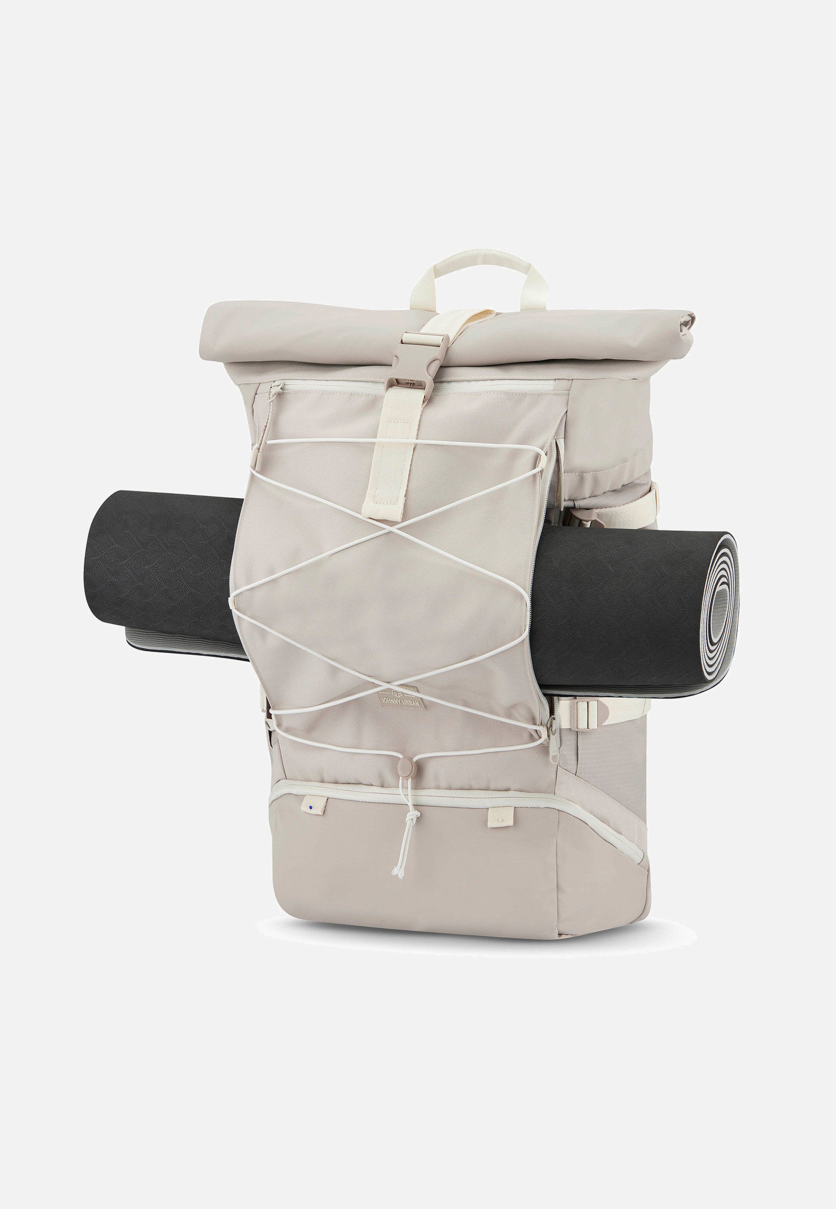 Johnny Urban - Allen XL Travel Sand - Rolltop Backpack | Neutral-Image