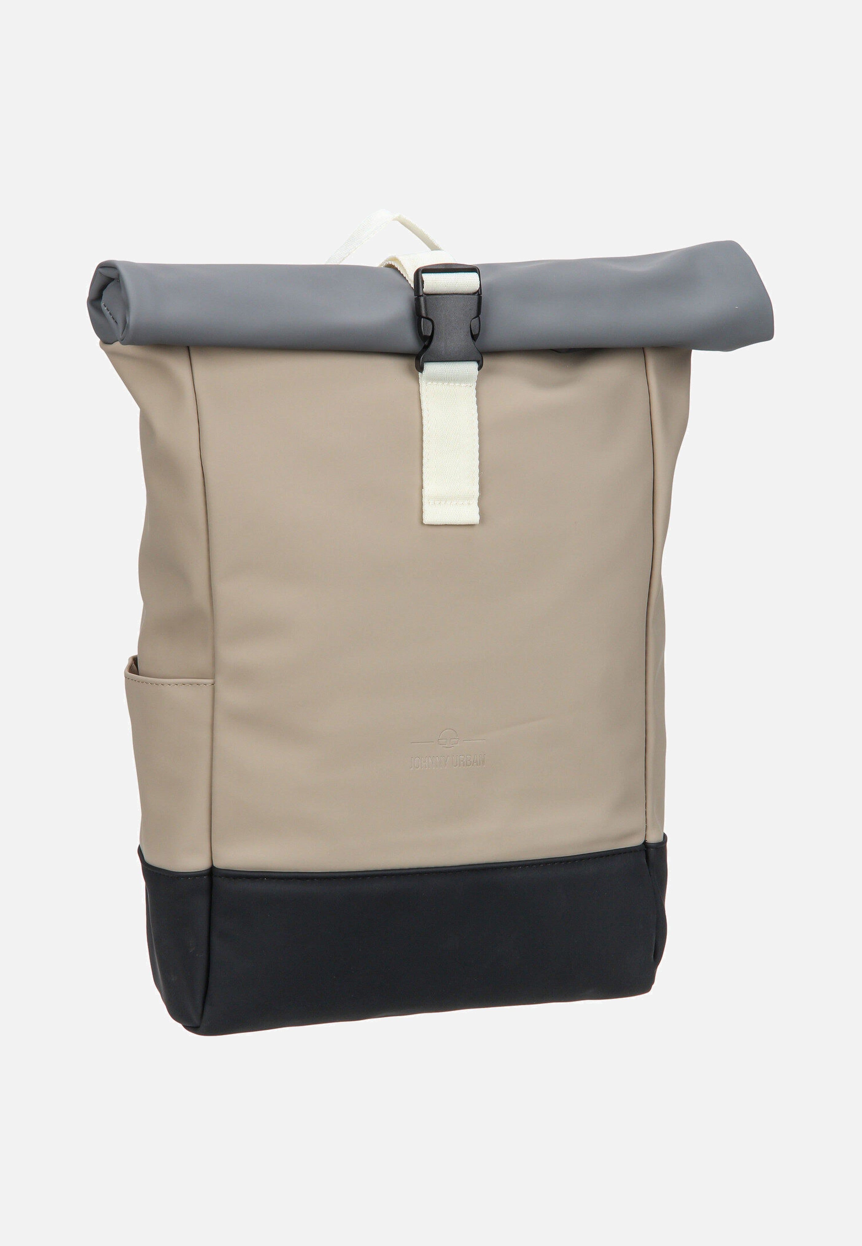 Johnny Urban Harvey Beige-Grau Rolltop Backpack