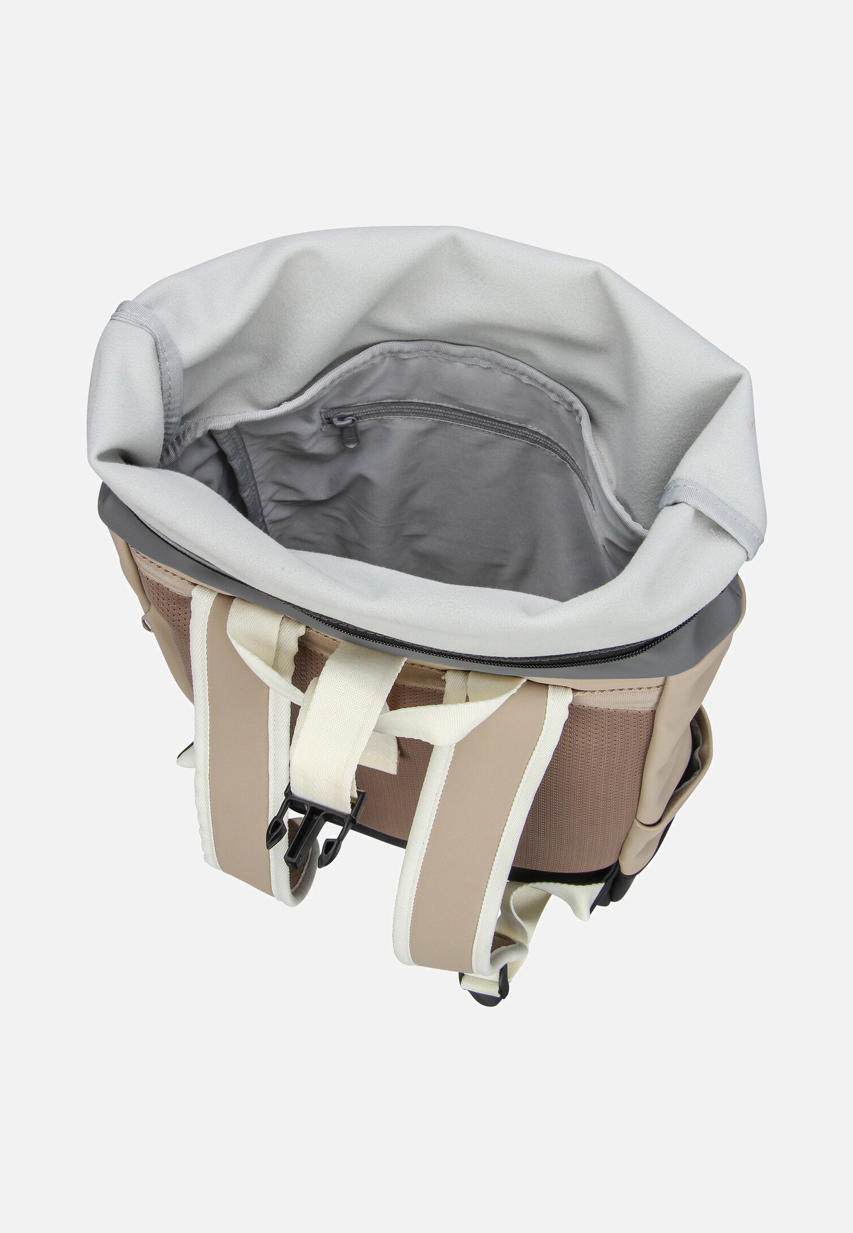 Johnny Urban - Harvey Beige-Grau - Rolltop Backpack | Neutral-Image