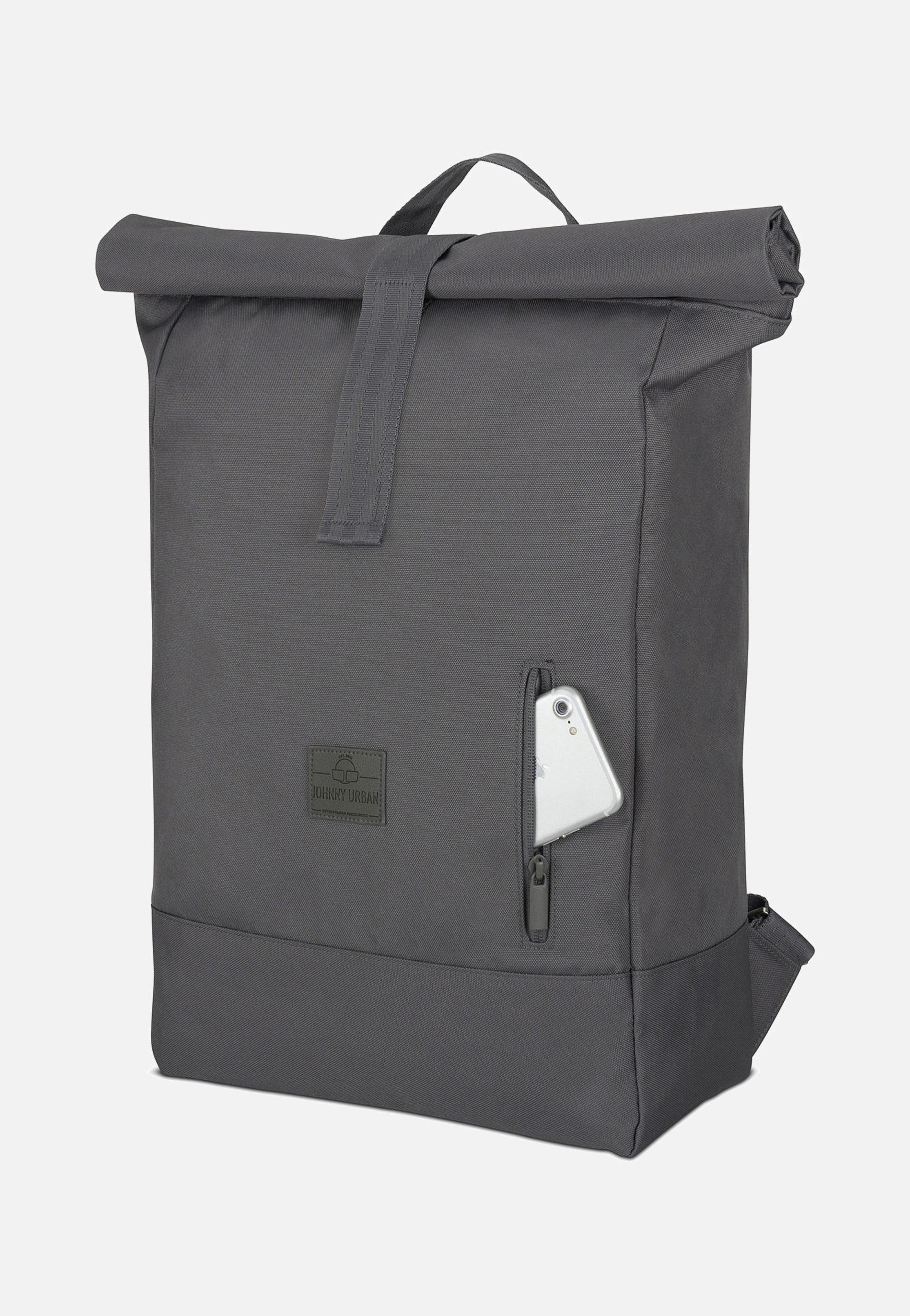 Johnny Urban Robin Large Dunkelgrau Rolltop Backpack