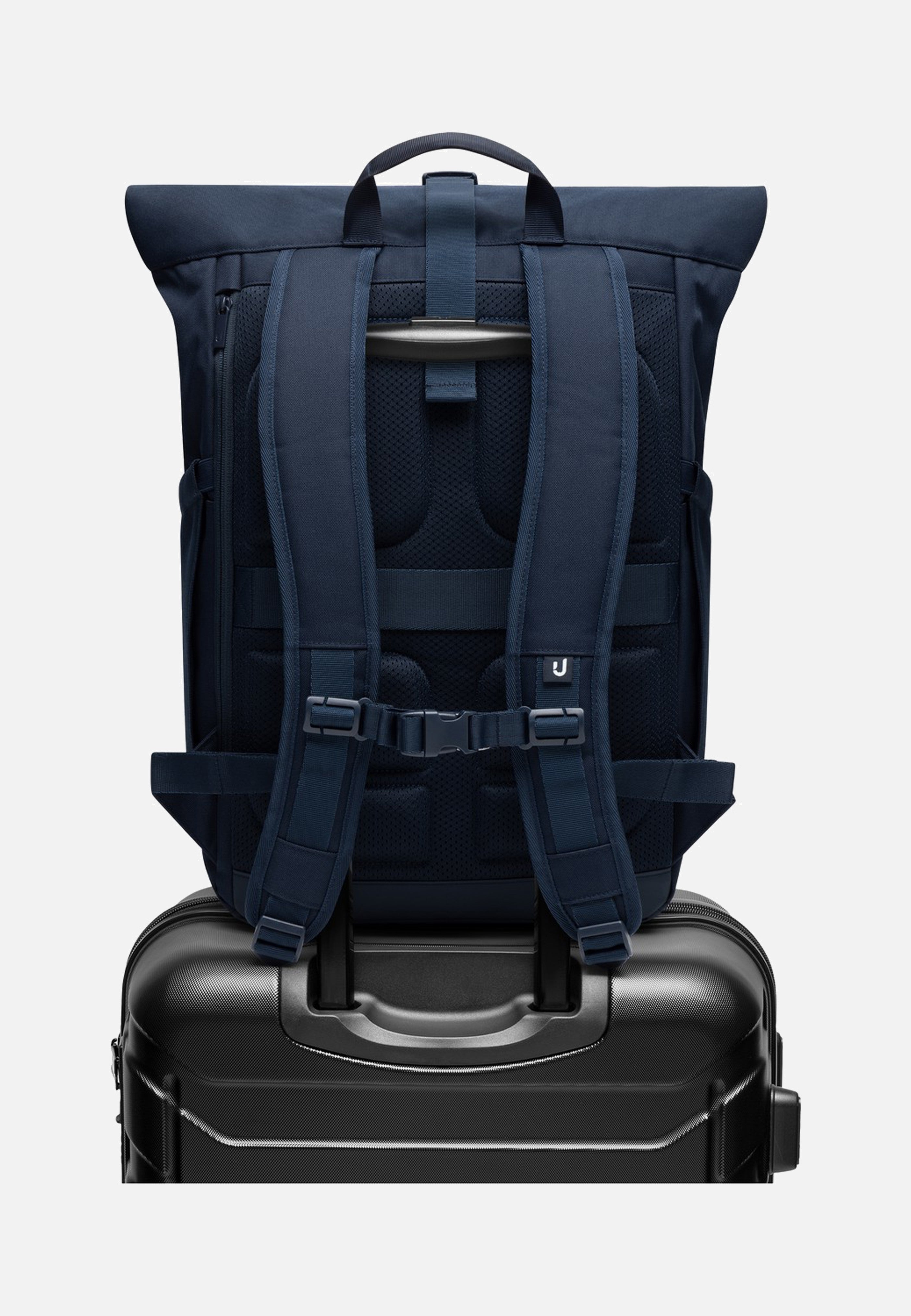 Johnny Urban Allen Large Dunkelblau Rolltop Backpack