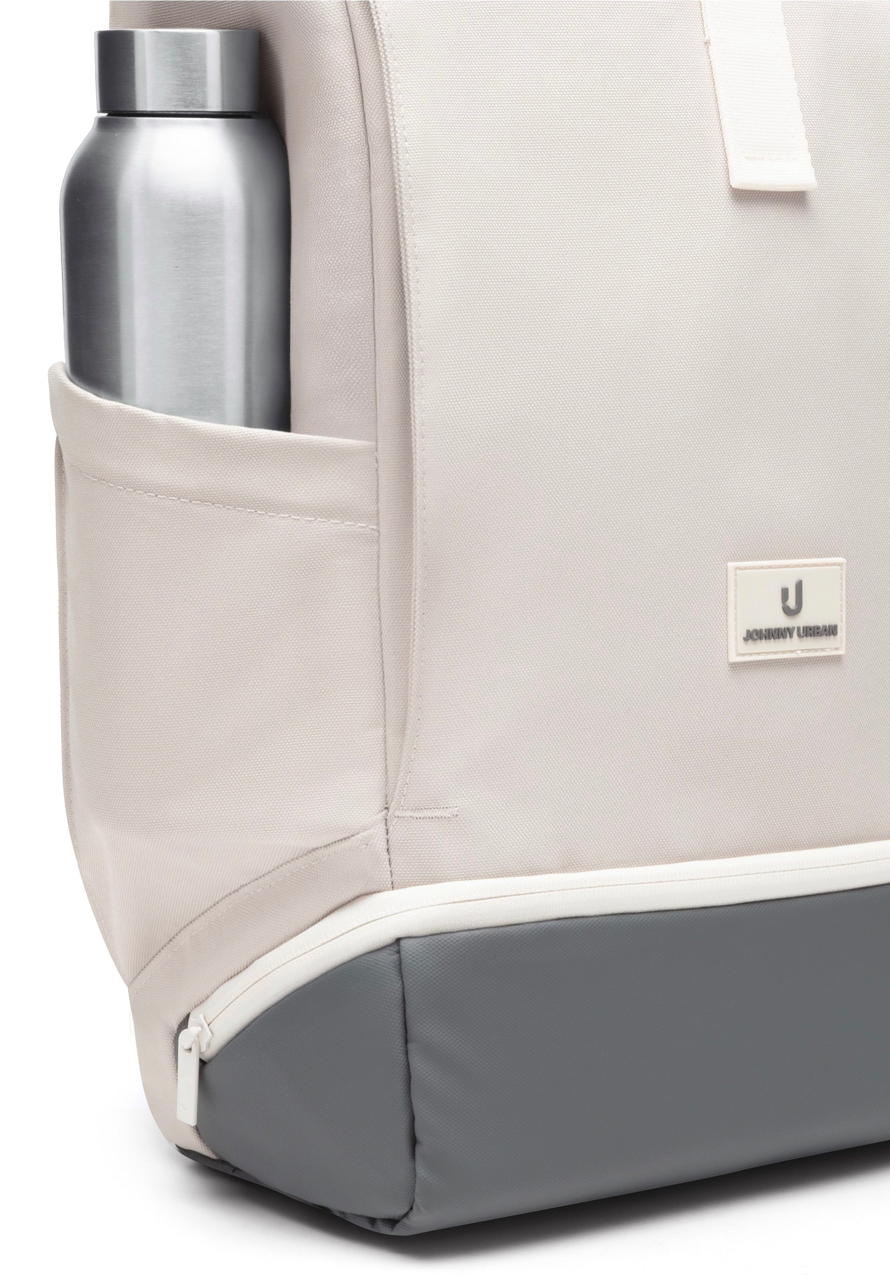 Johnny Urban Allen Medium Sand-Grau Rolltop Backpack