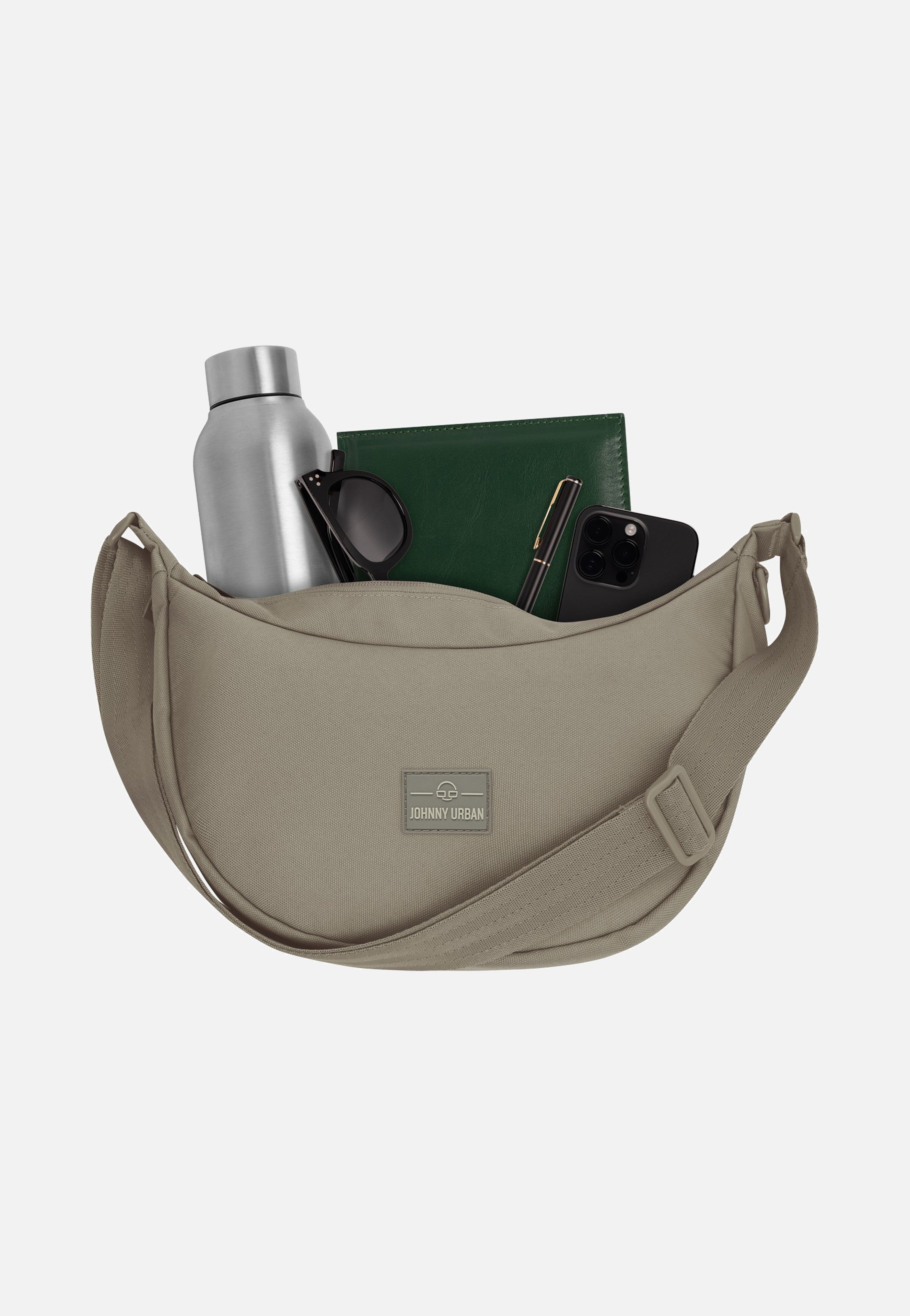 Johnny Urban - Ally Medium Desert Grey - Crossbody Bag | Neutral-Image