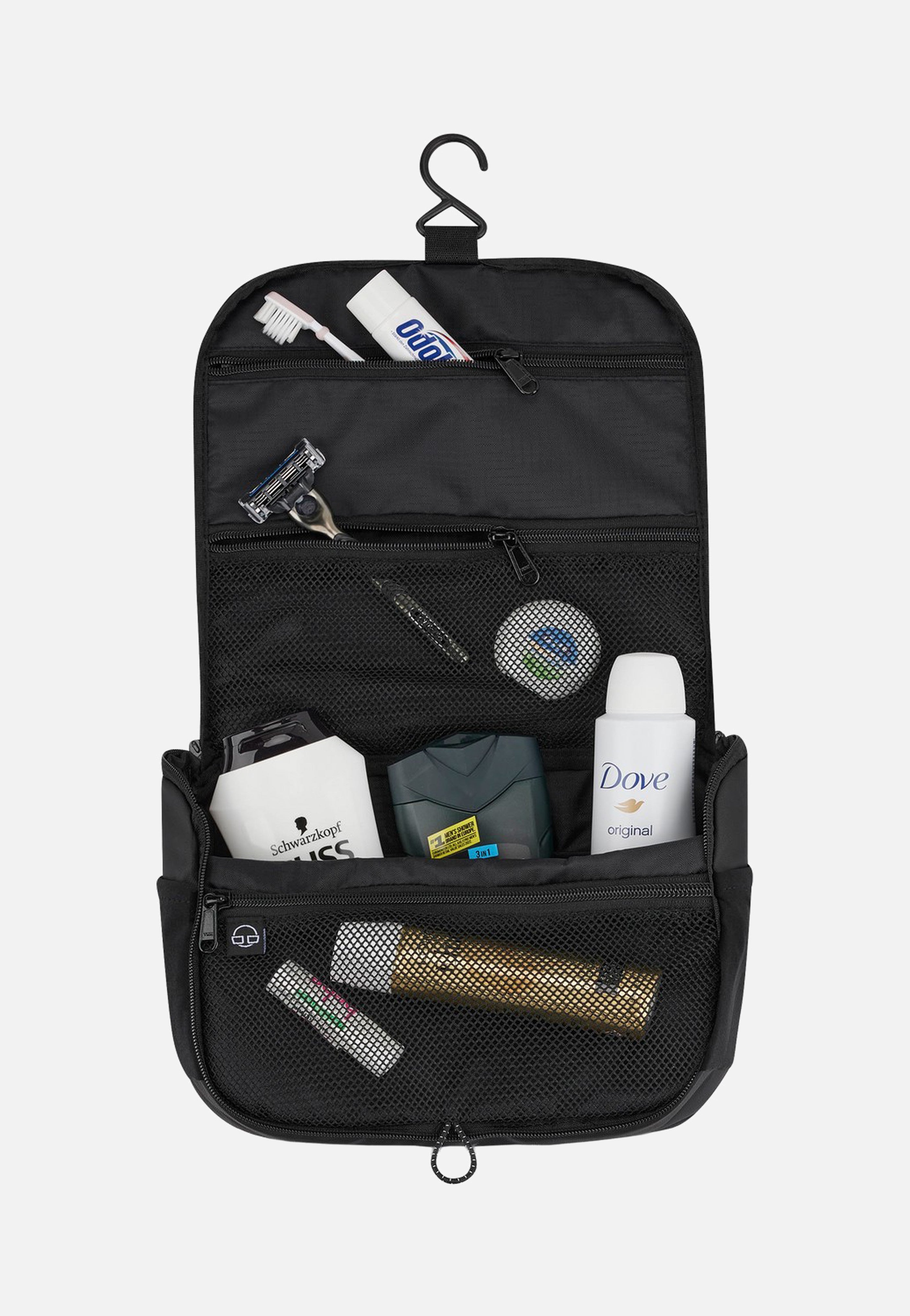 Johnny Urban Logan Black Toiletry Bag
