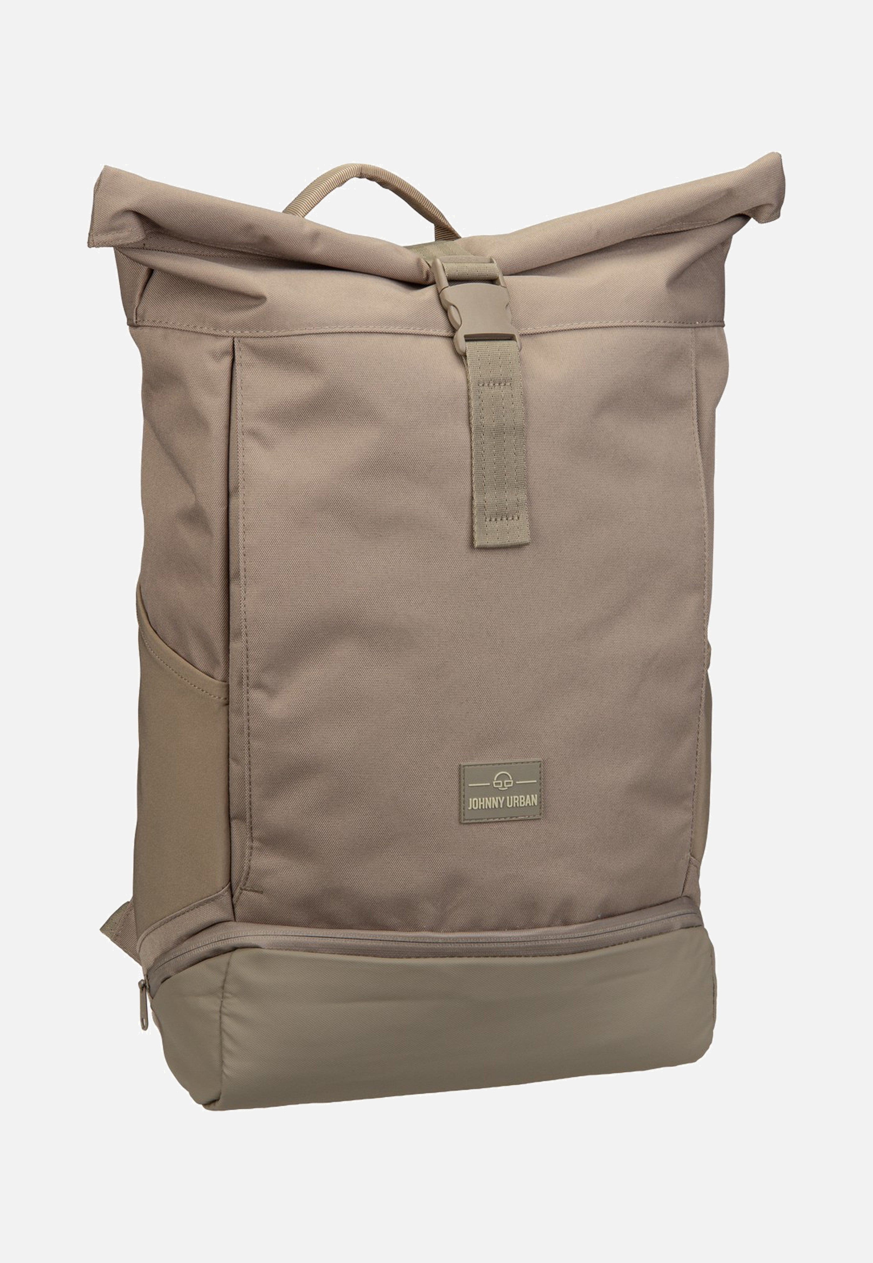 Johnny Urban - Allen Large Desert Grey - Rolltop Backpack | Neutral-Image