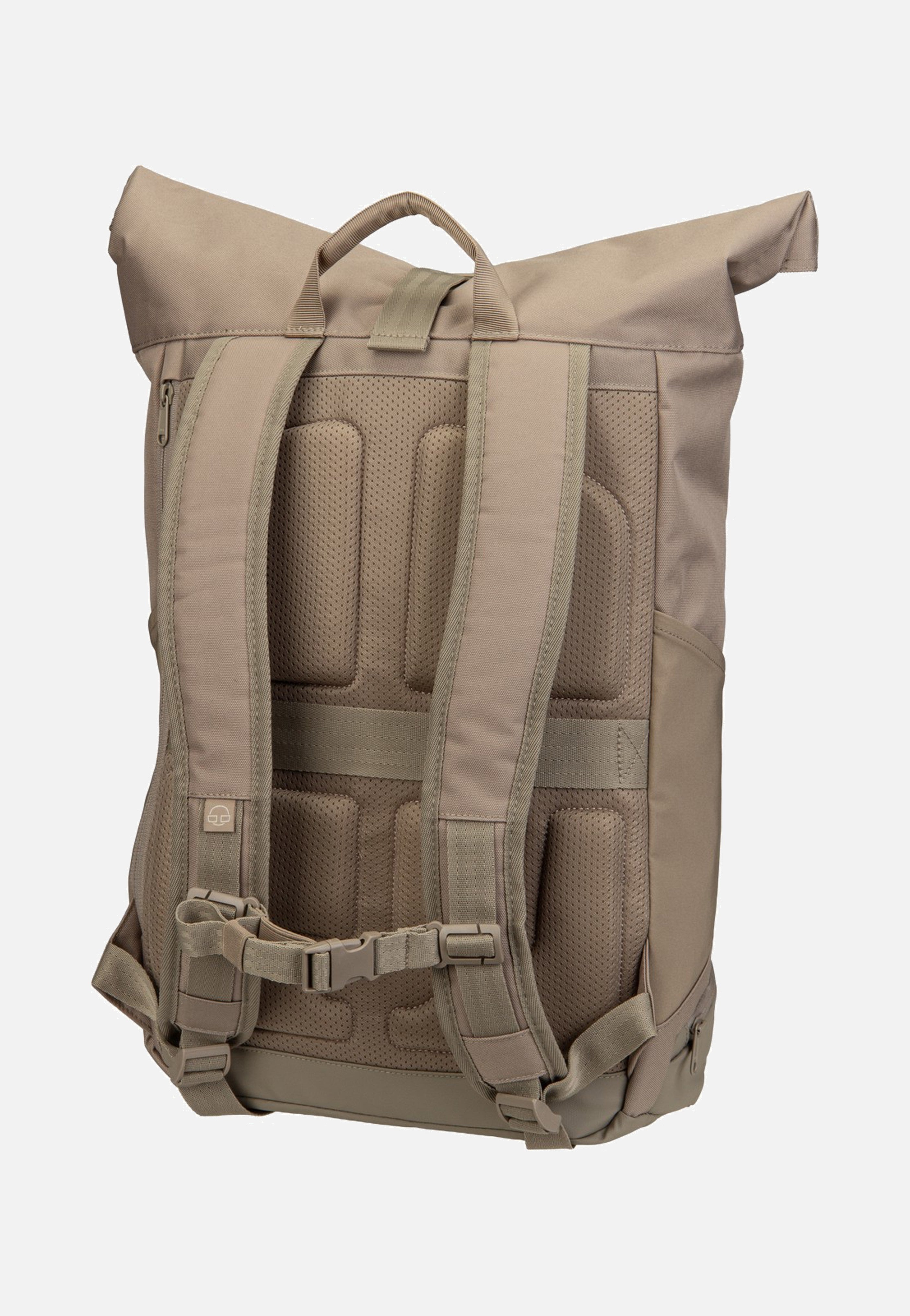 Johnny Urban - Allen Large Desert Grey - Rolltop Backpack | Neutral-Image