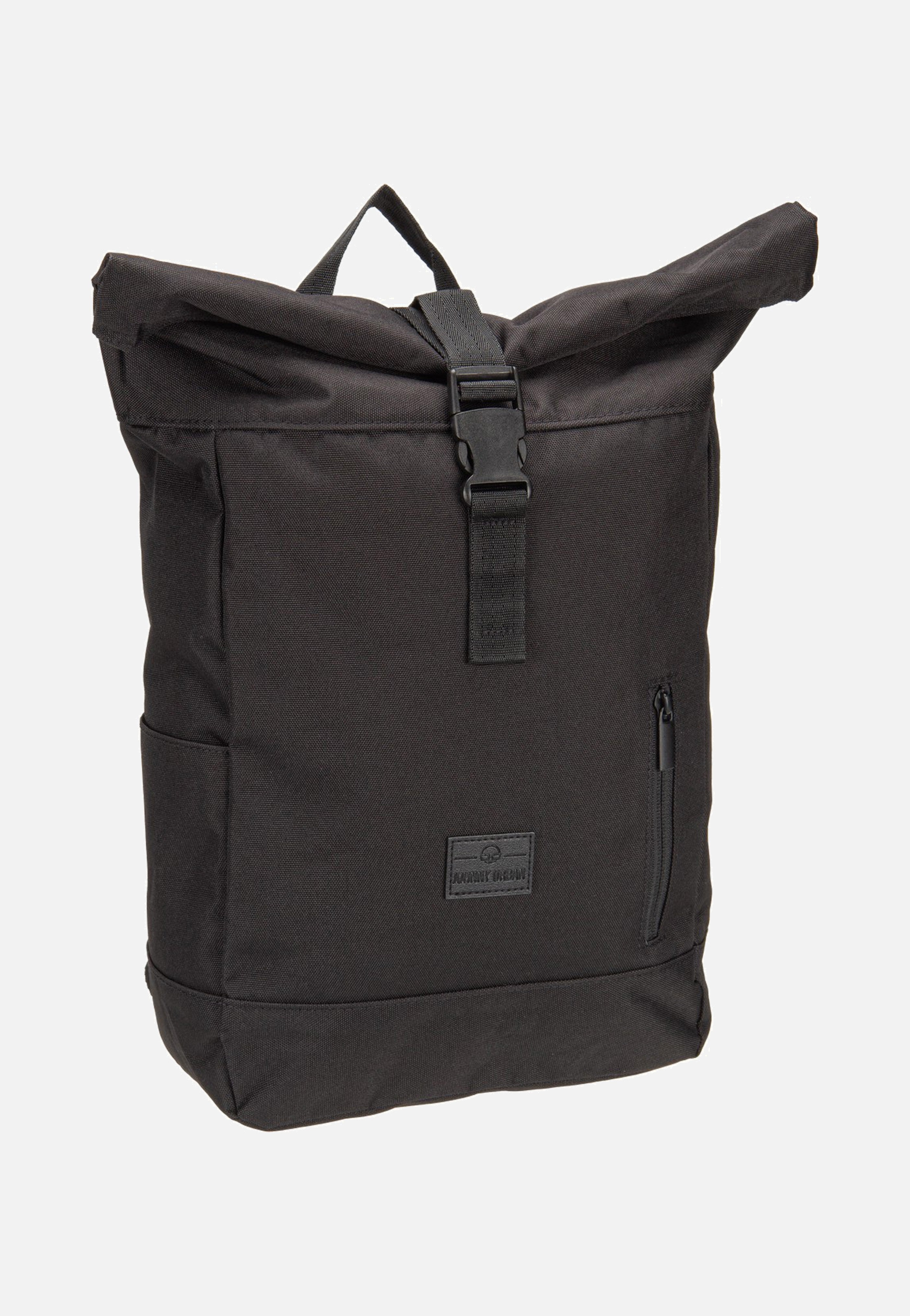Johnny Urban Robin Small Black Rolltop Backpack