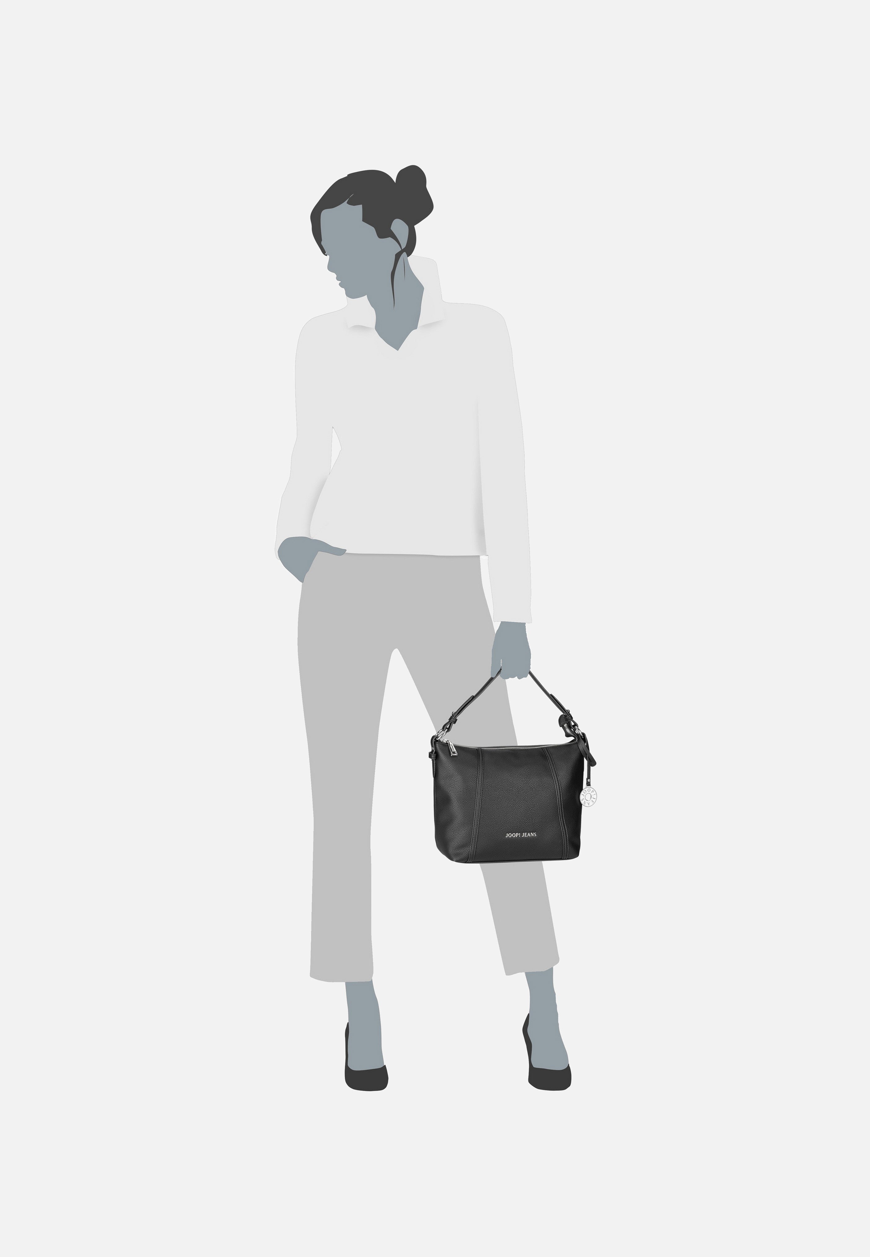 Joop - Diurno Dalia Hobo SHZ Black - Hobo Bag | Women-Image