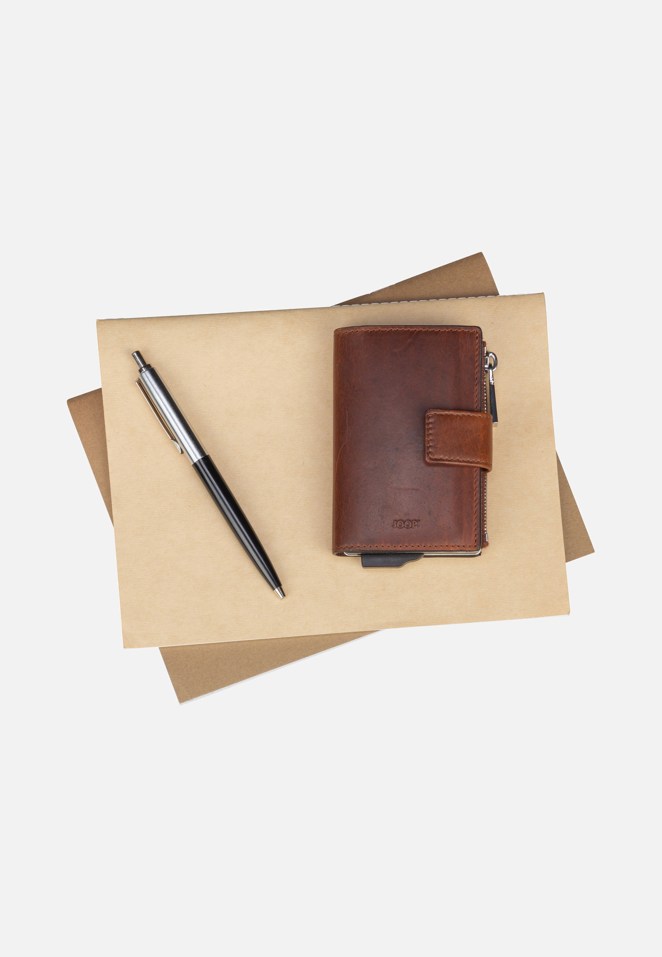 Joop - Loreto C Four E-Cage SV8 Darkbrown - Card Holder | Neutral-Image