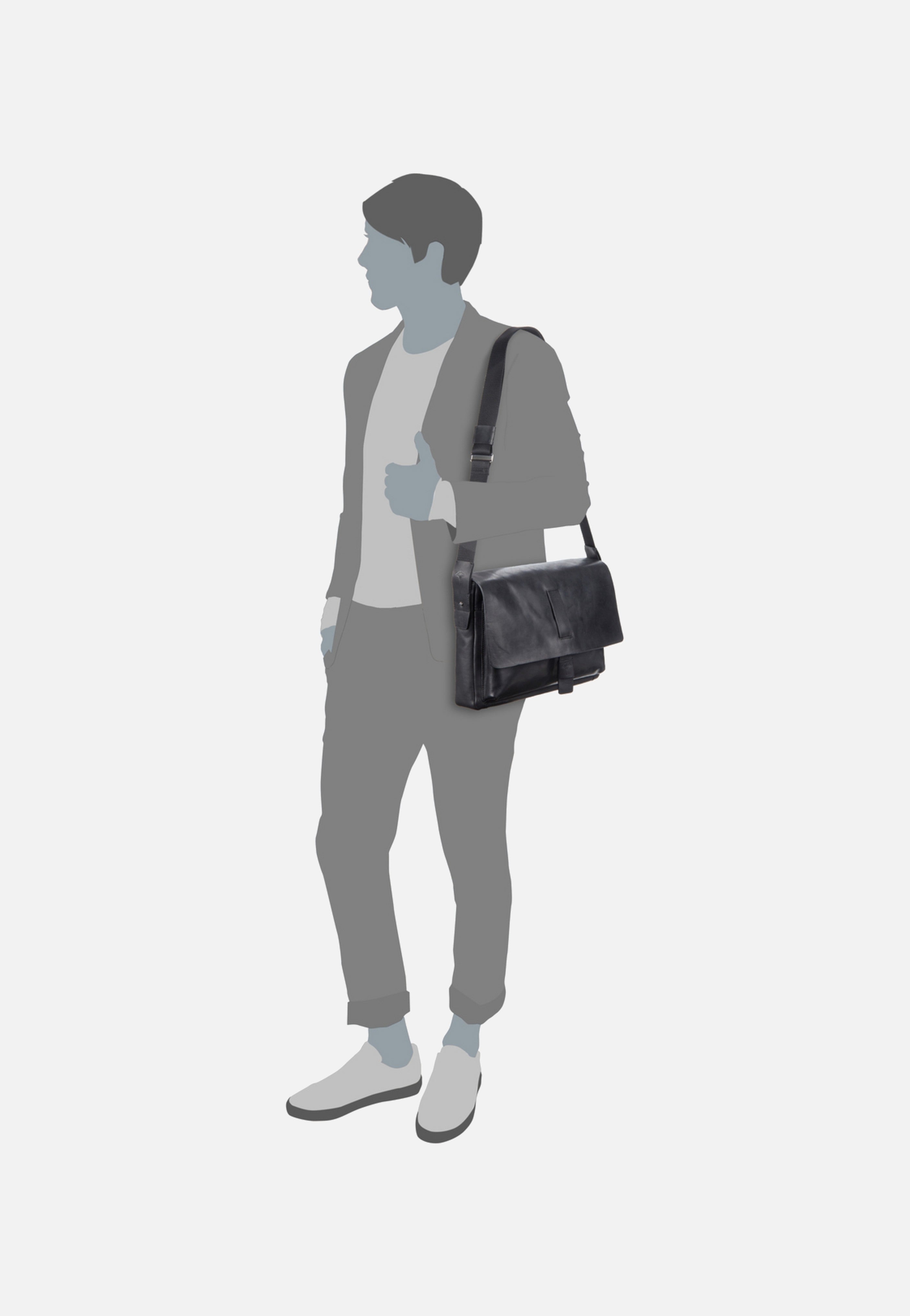 Joop - Loreto Janis Messenger SHF Black - Messenger Bag | Men-Image