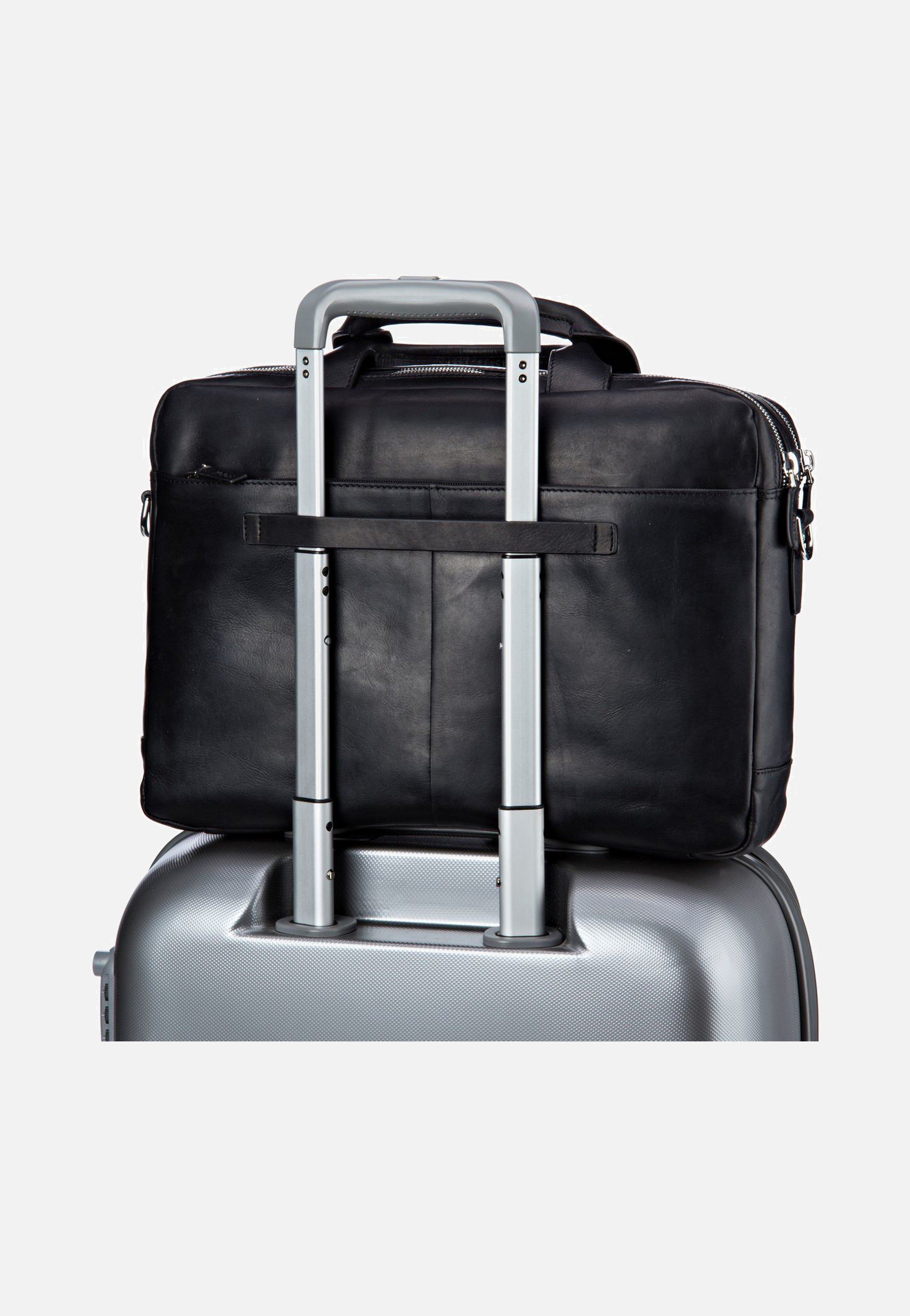 Joop - Loreto Pandion BriefBag MHZ Black - Briefcase | Men-Image