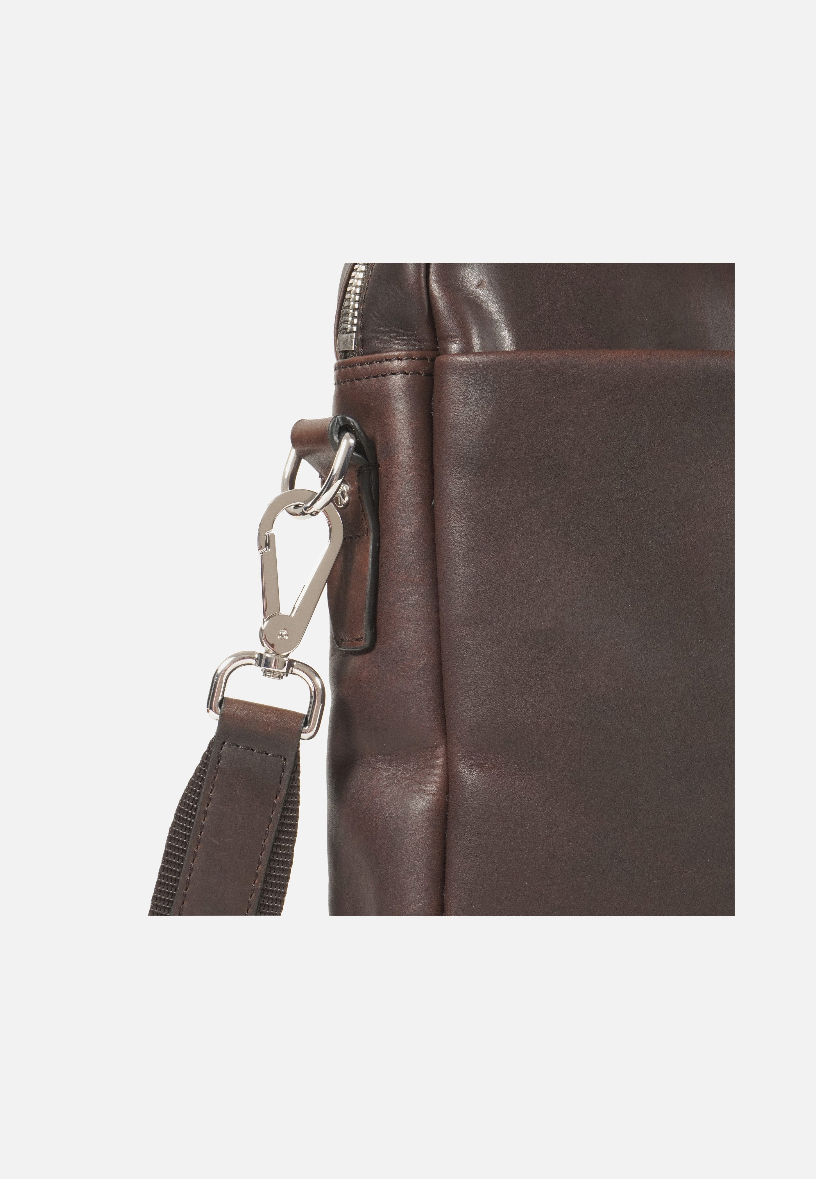 Joop - Loreto Pandion BriefBag SHZ Seal Brown - Briefcase | Men-Image