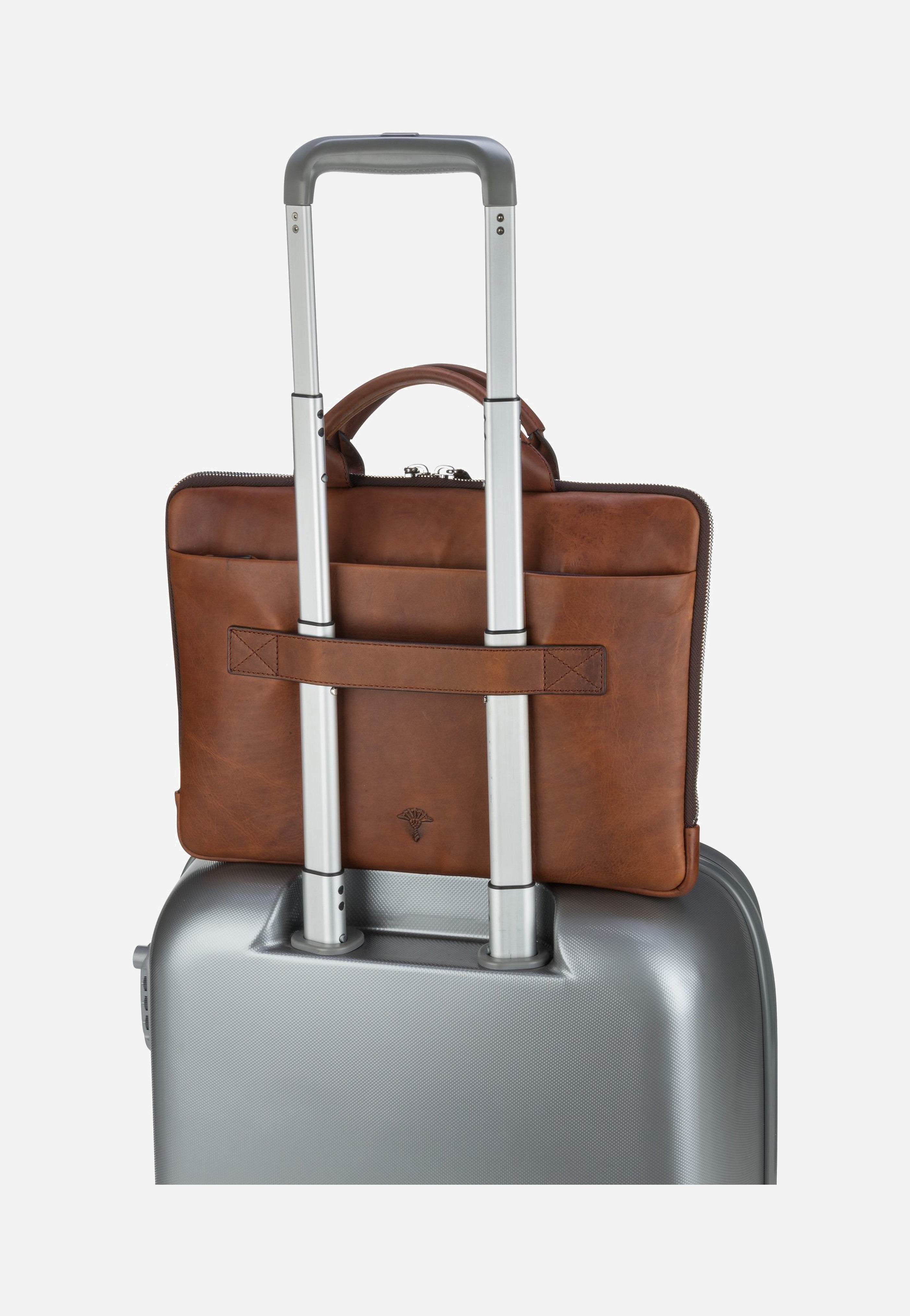 Joop - Loreto Samu BriefBag SHZ Dark Brown - Briefcase | Men-Image