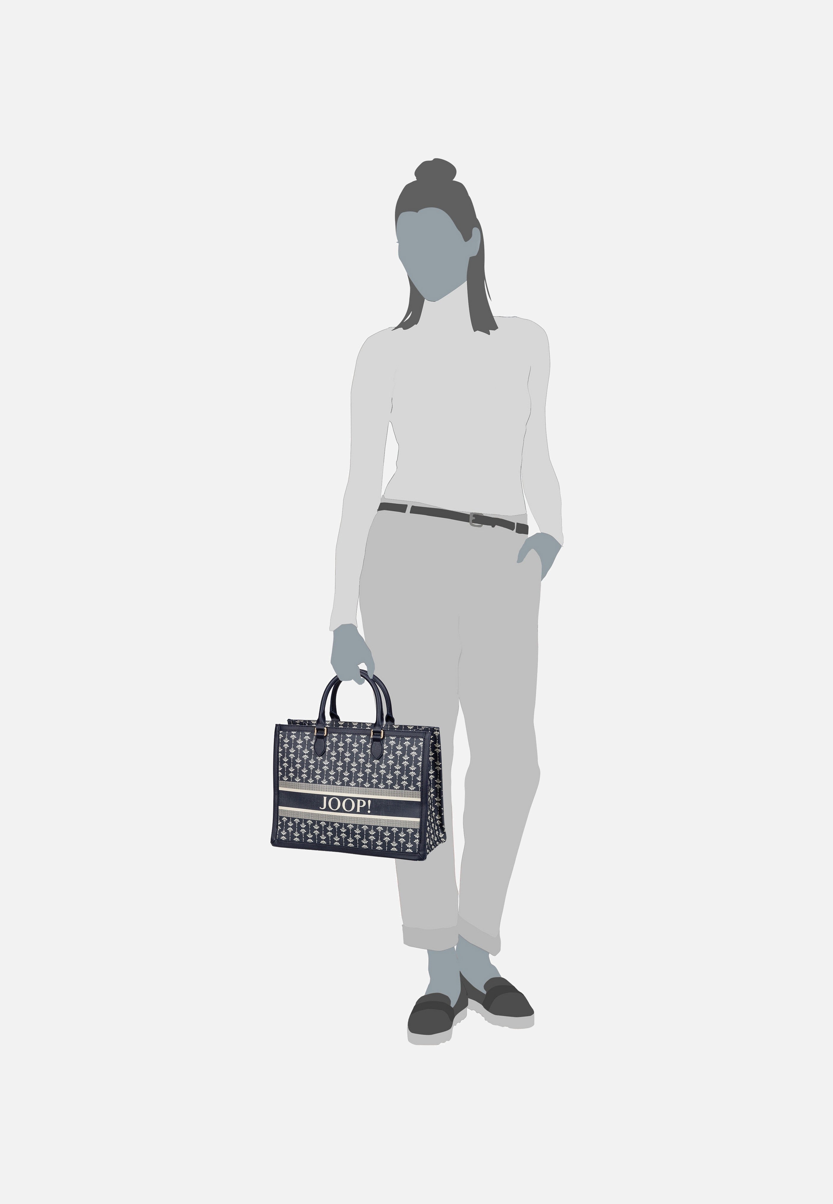 Joop Mazzolino Catena Aurelia LHZ Dark Blue Tote Bag