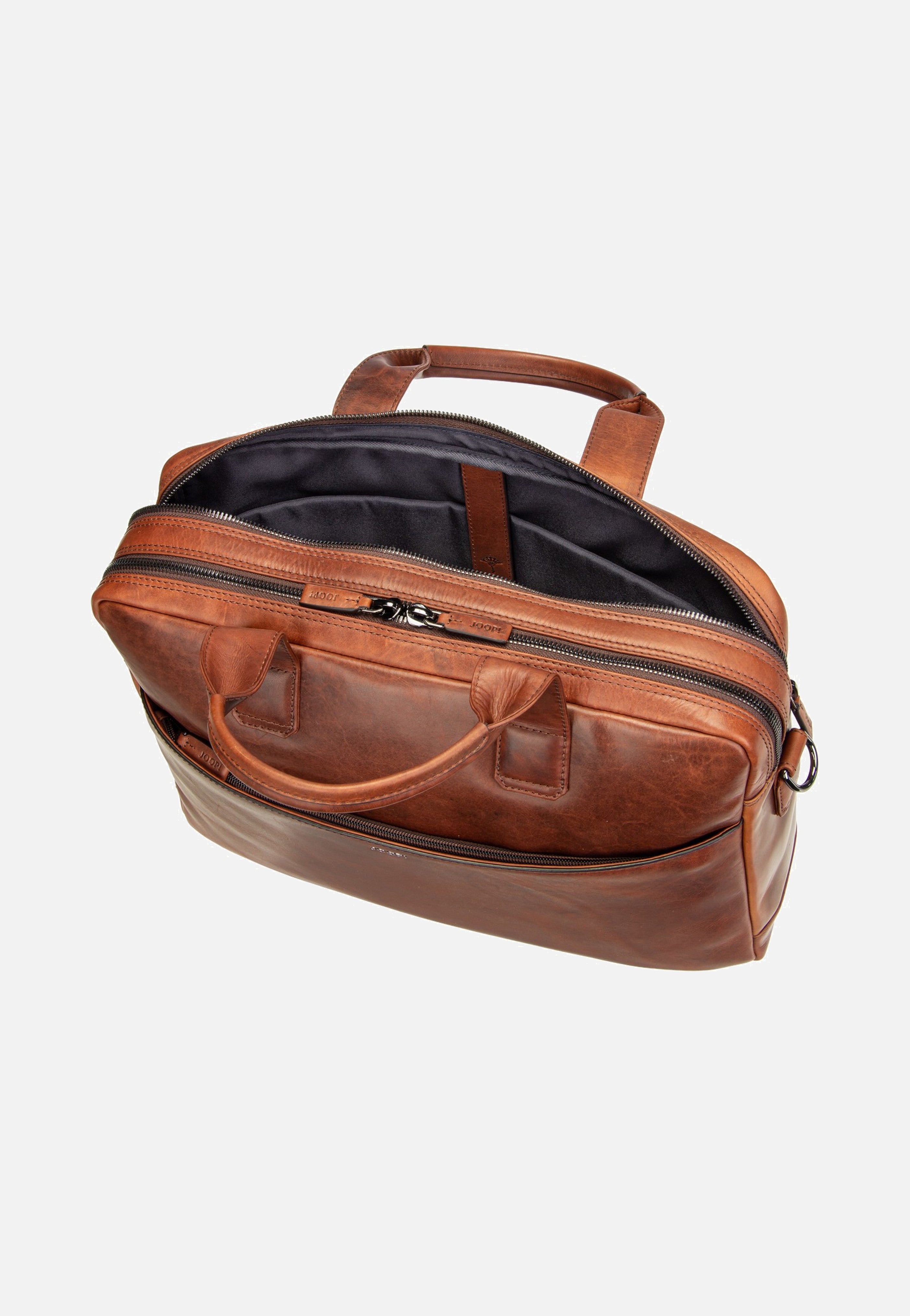 Joop Cerratano Pandion MHZ Cognac Briefcase