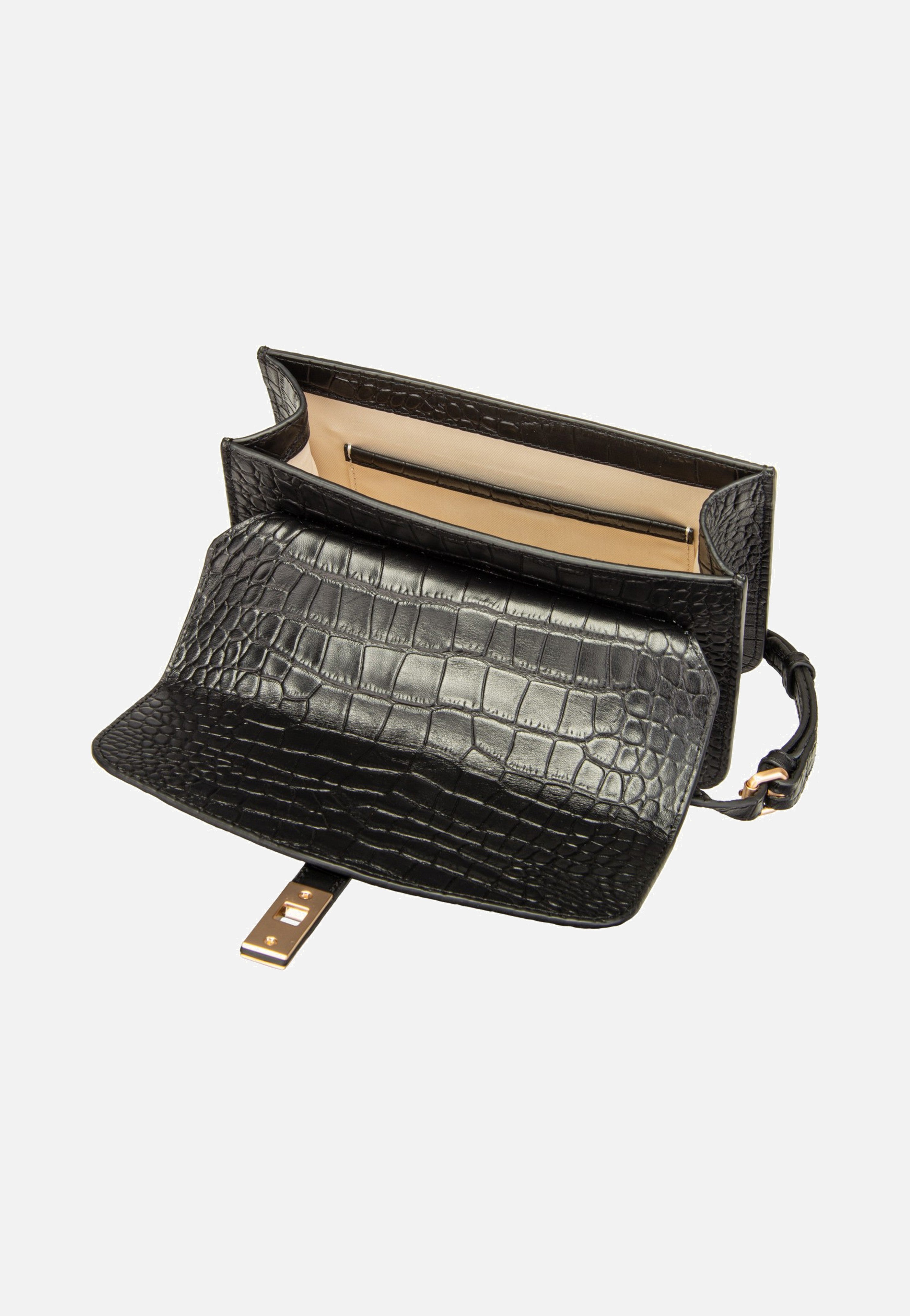Joop Coccodrillo Tory Shoulderbag S Black Crossbody Bag