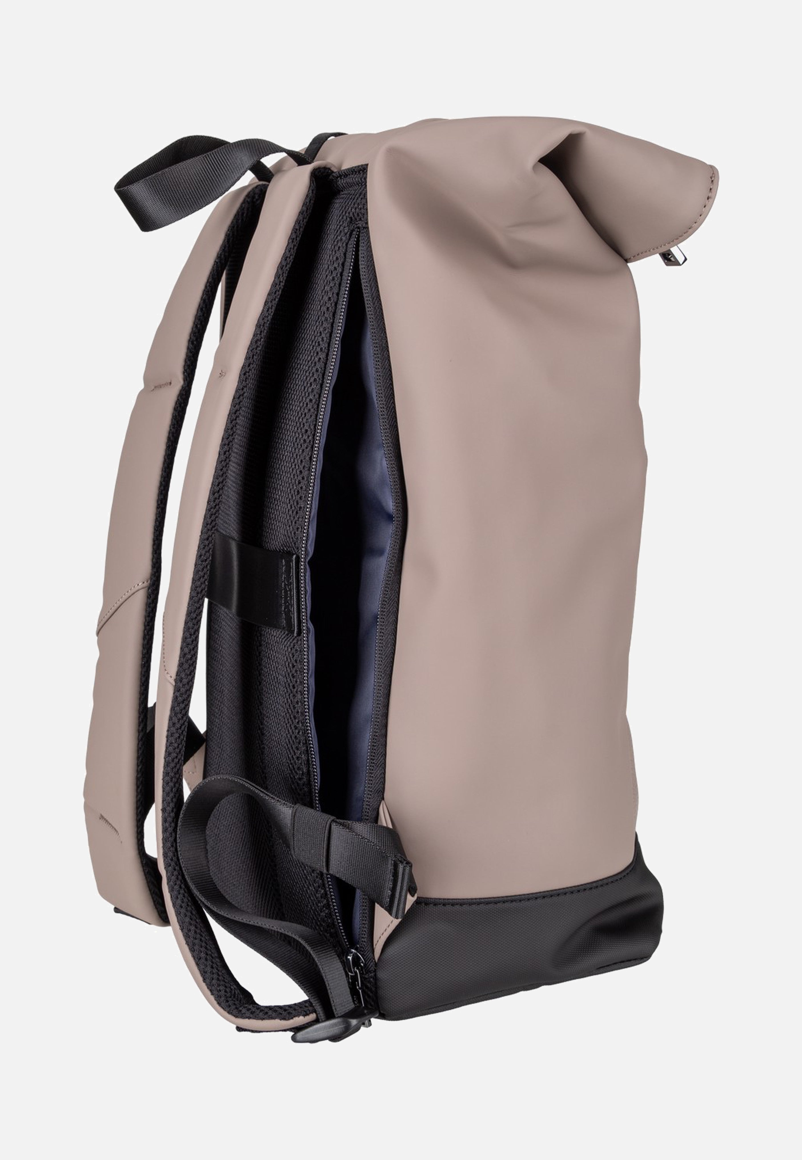 Joop Lanciano Otis LVF Taupe Rolltop Backpack