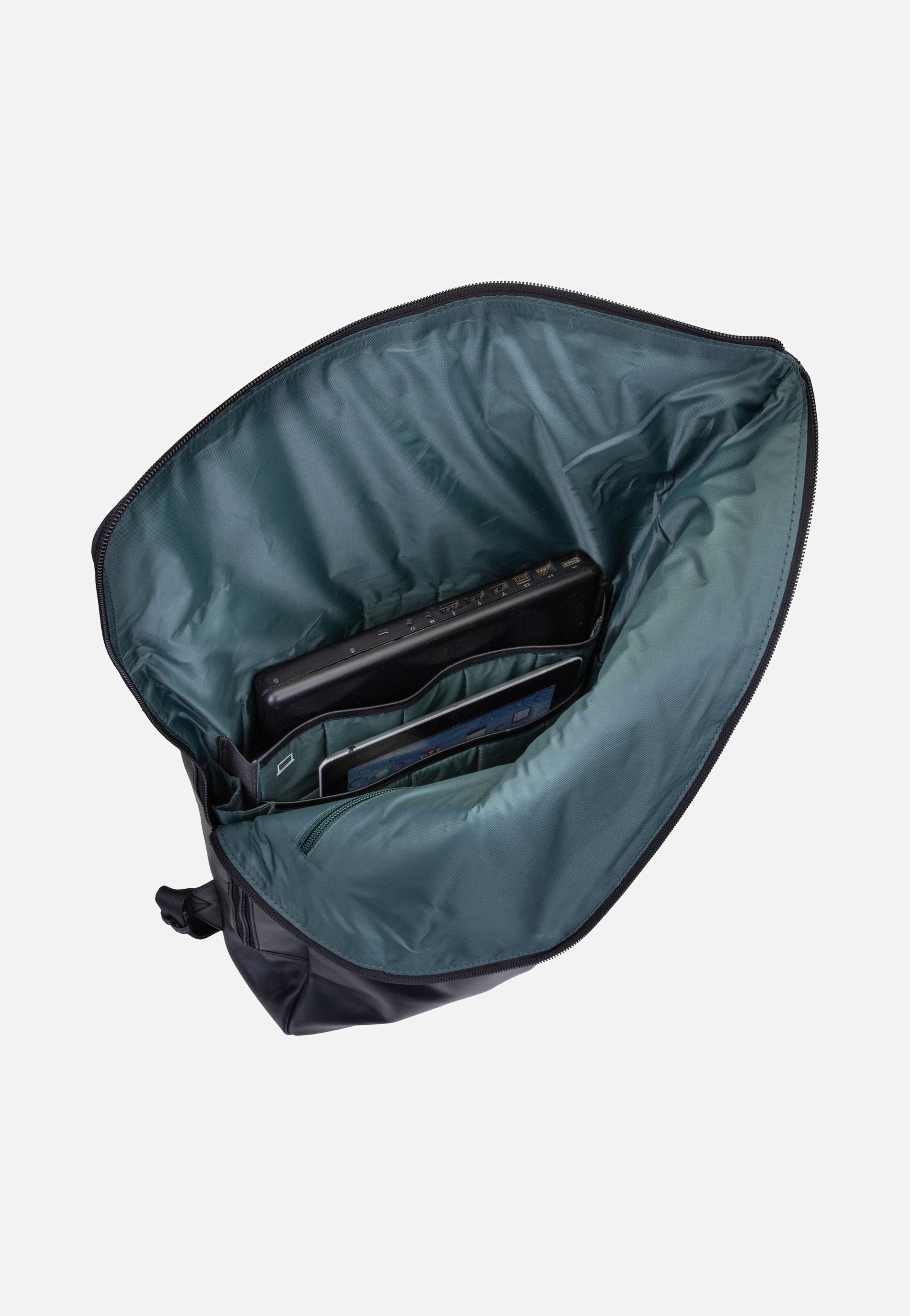 Jost - Aarhus 9124 Schwarz - Rolltop Backpack | Men-Image