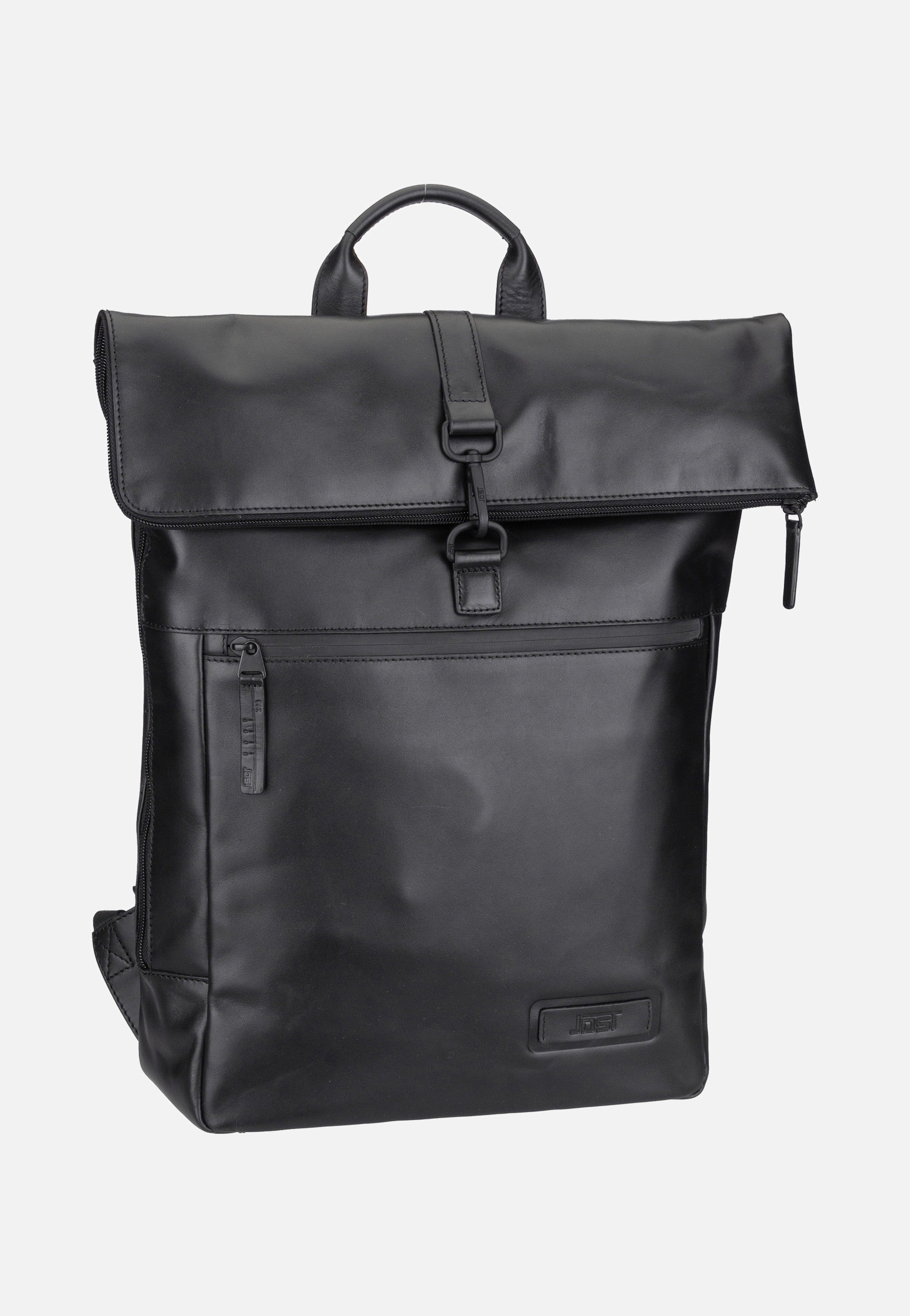 Jost - Aarhus 9124 Schwarz - Rolltop Backpack | Men-Image