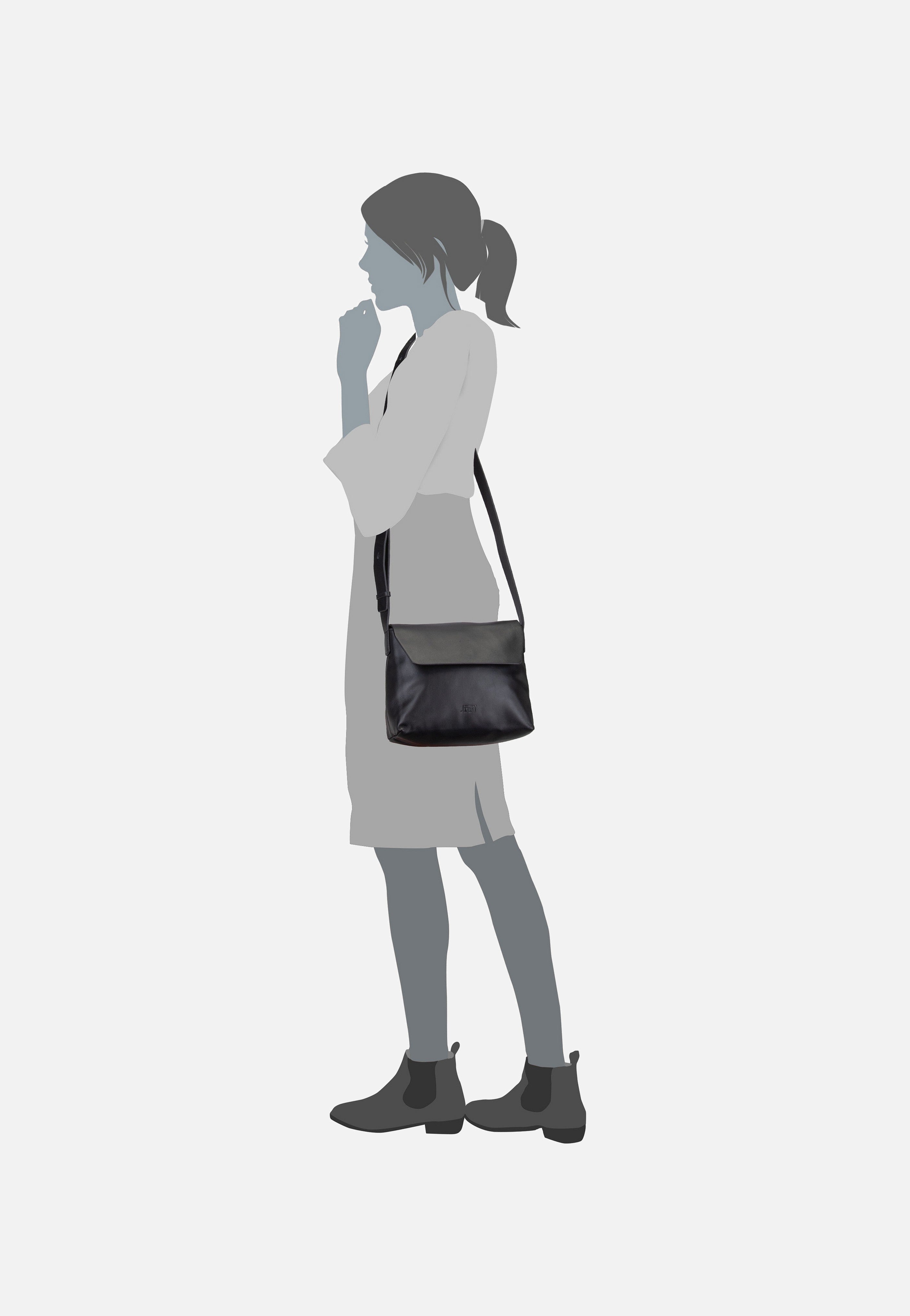 Jost - Arva 4302 Schwarz - Crossbody Bag | Neutral-Image