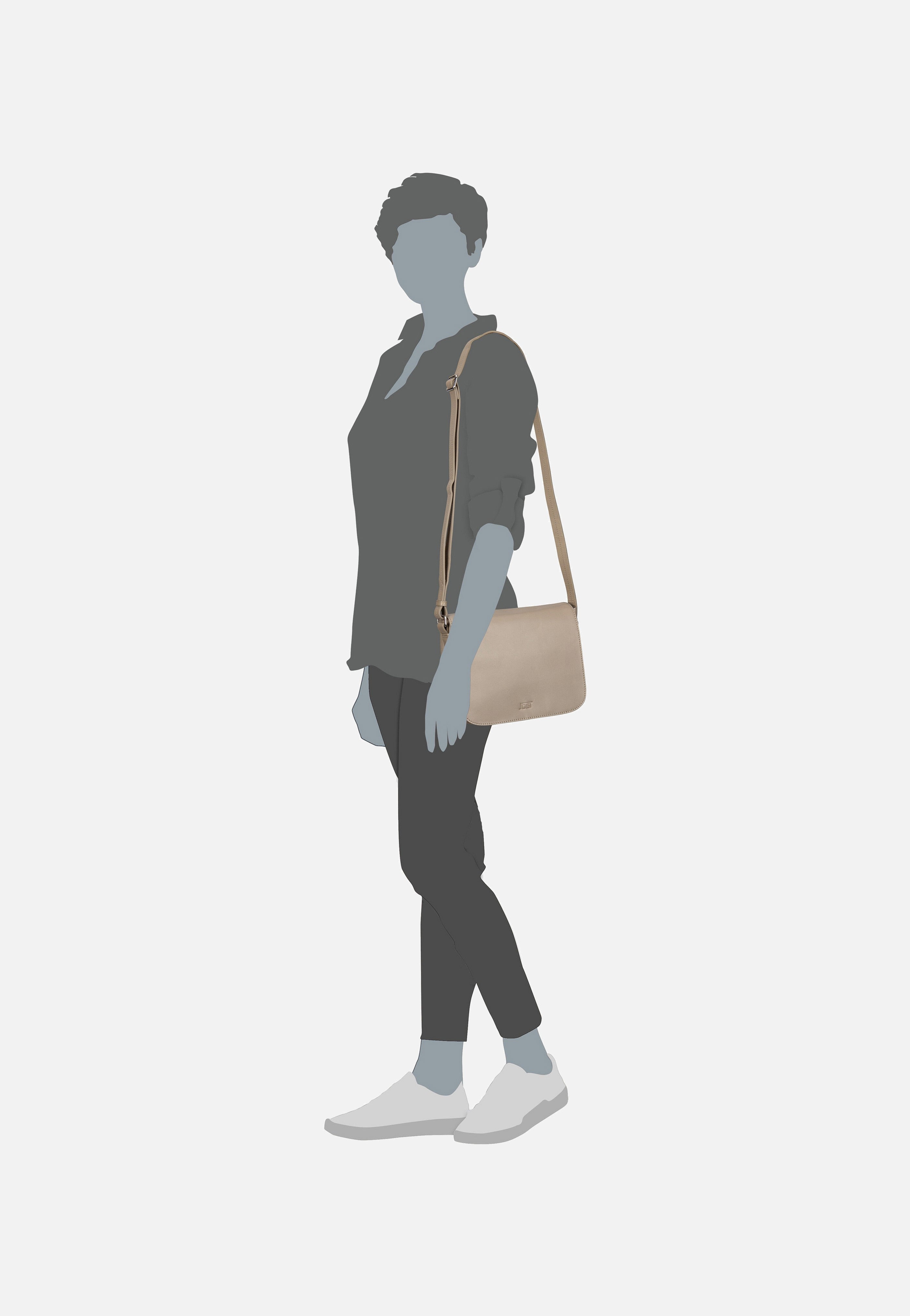 Jost Arva 4318 Ecru Crossbody Bag