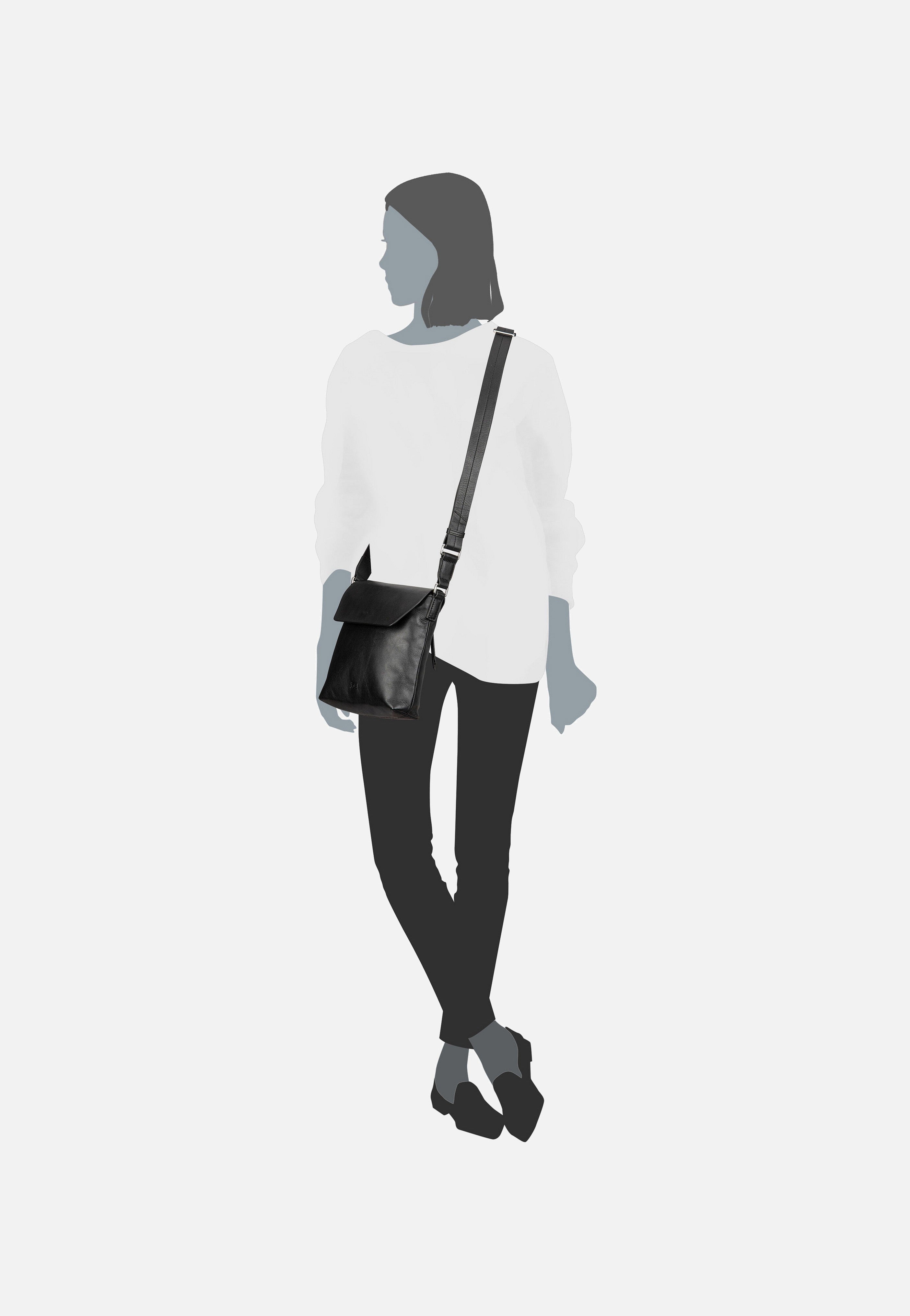 Jost - Arva S 4314 Schwarz - Crossbody Bag | Neutral-Image