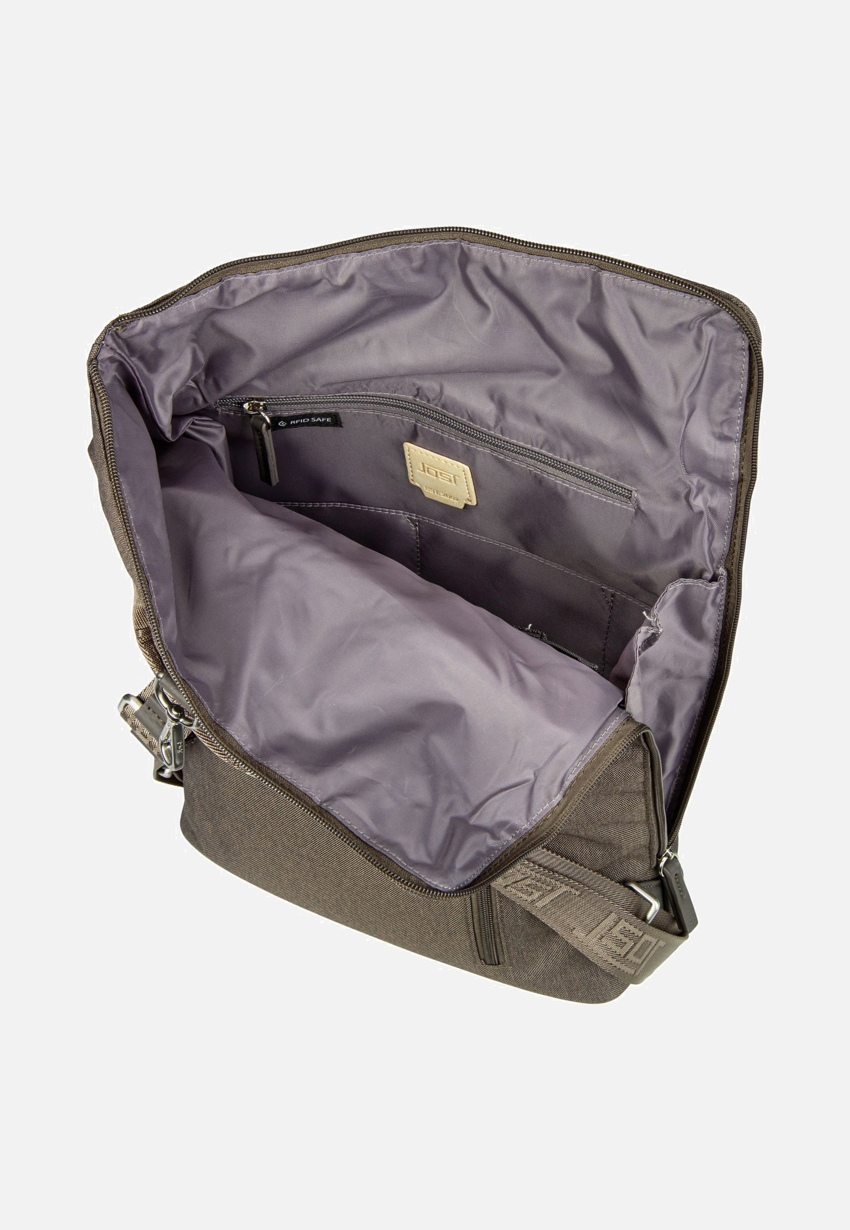 Jost - Bergen 1606 Taupe - Rolltop Backpack | Neutral-Image