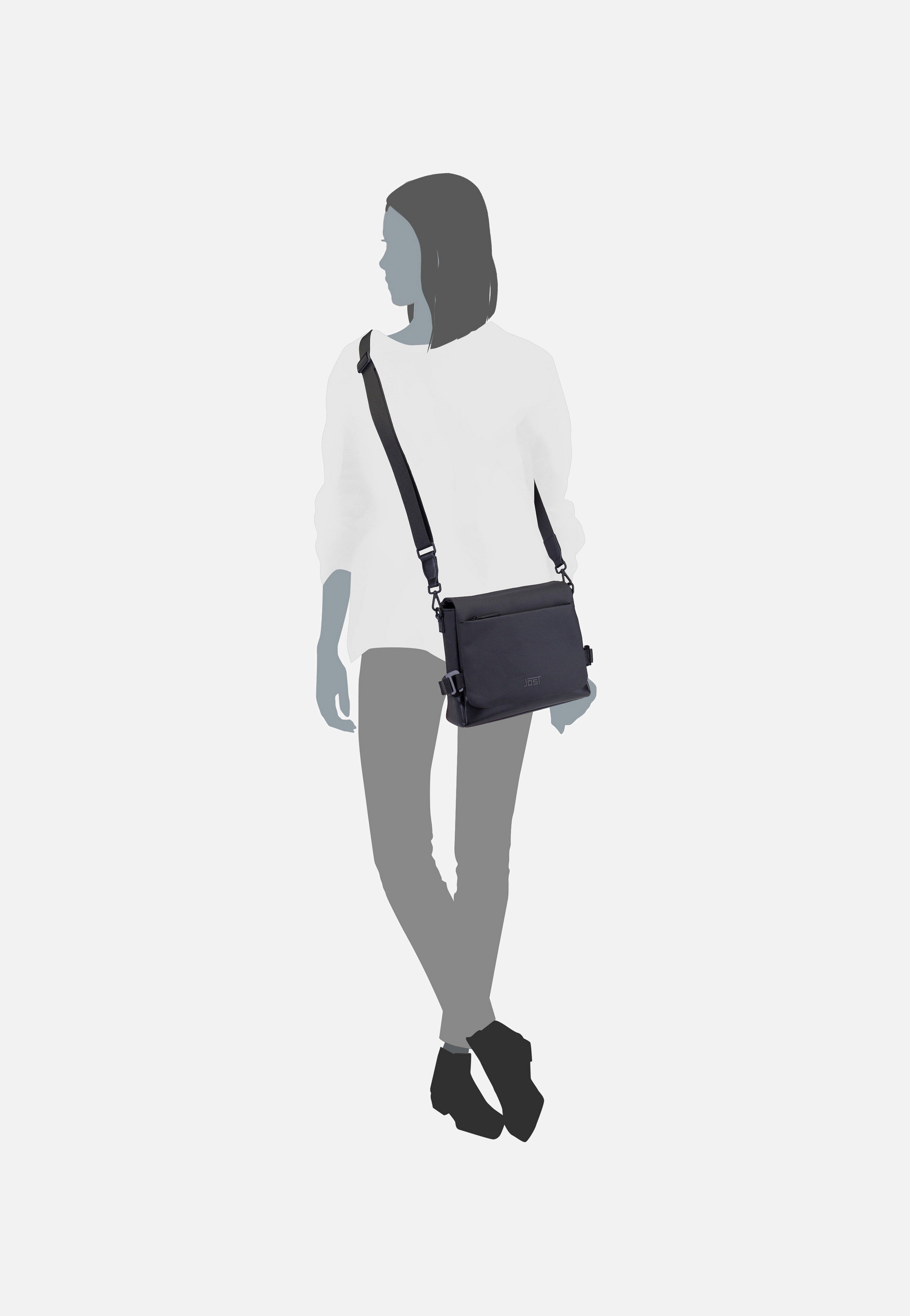 Jost Borgholm S 5308 Schwarz Crossbody Bag