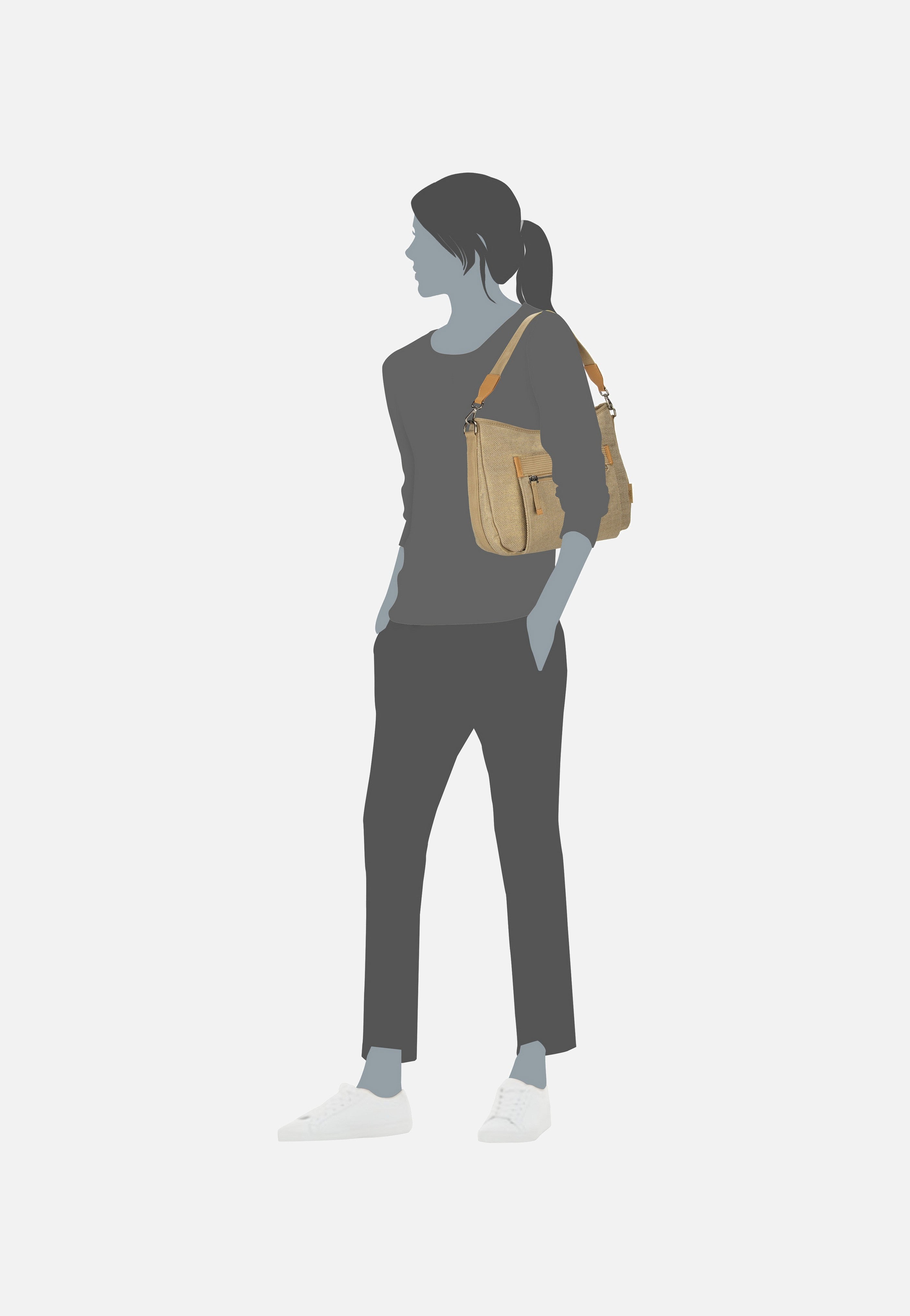 Jost - Kerava 5107 Gold - Hobo Bag | Women-Image