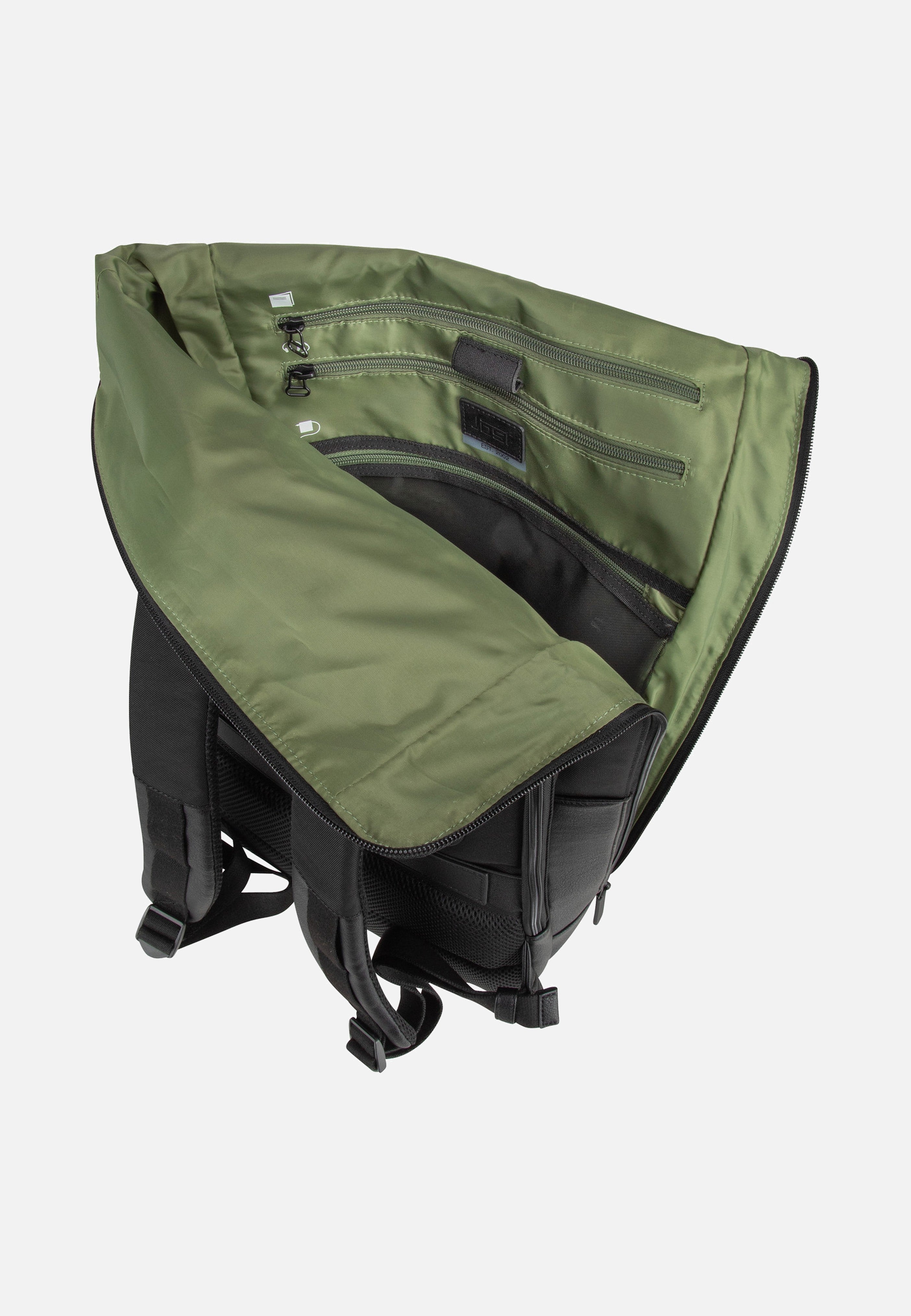 Jost - Riga Courier Black - Rolltop Backpack | Men-Image