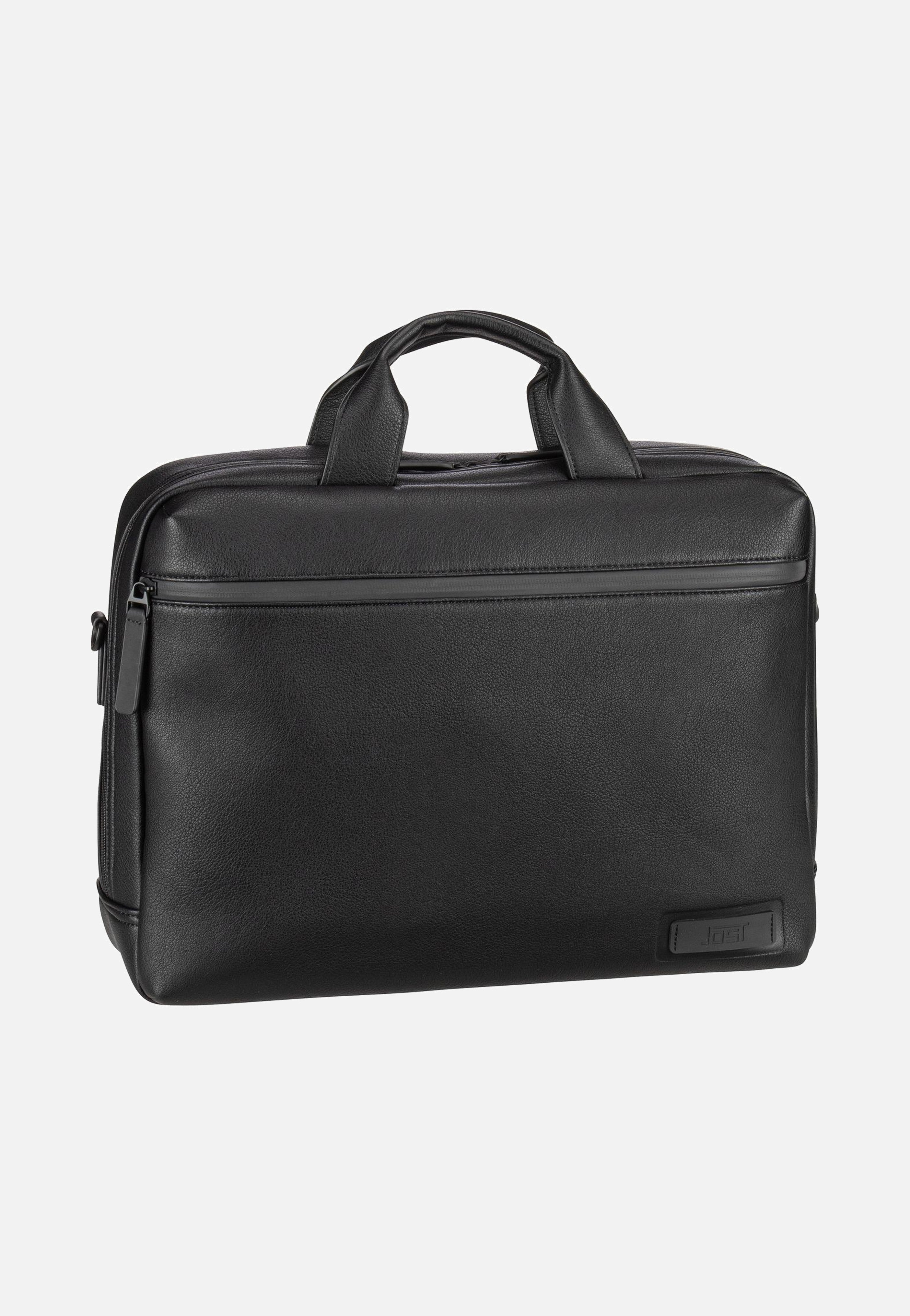 Jost - Riga Business Bag 1 Comp Black - Briefcase | Men-Image