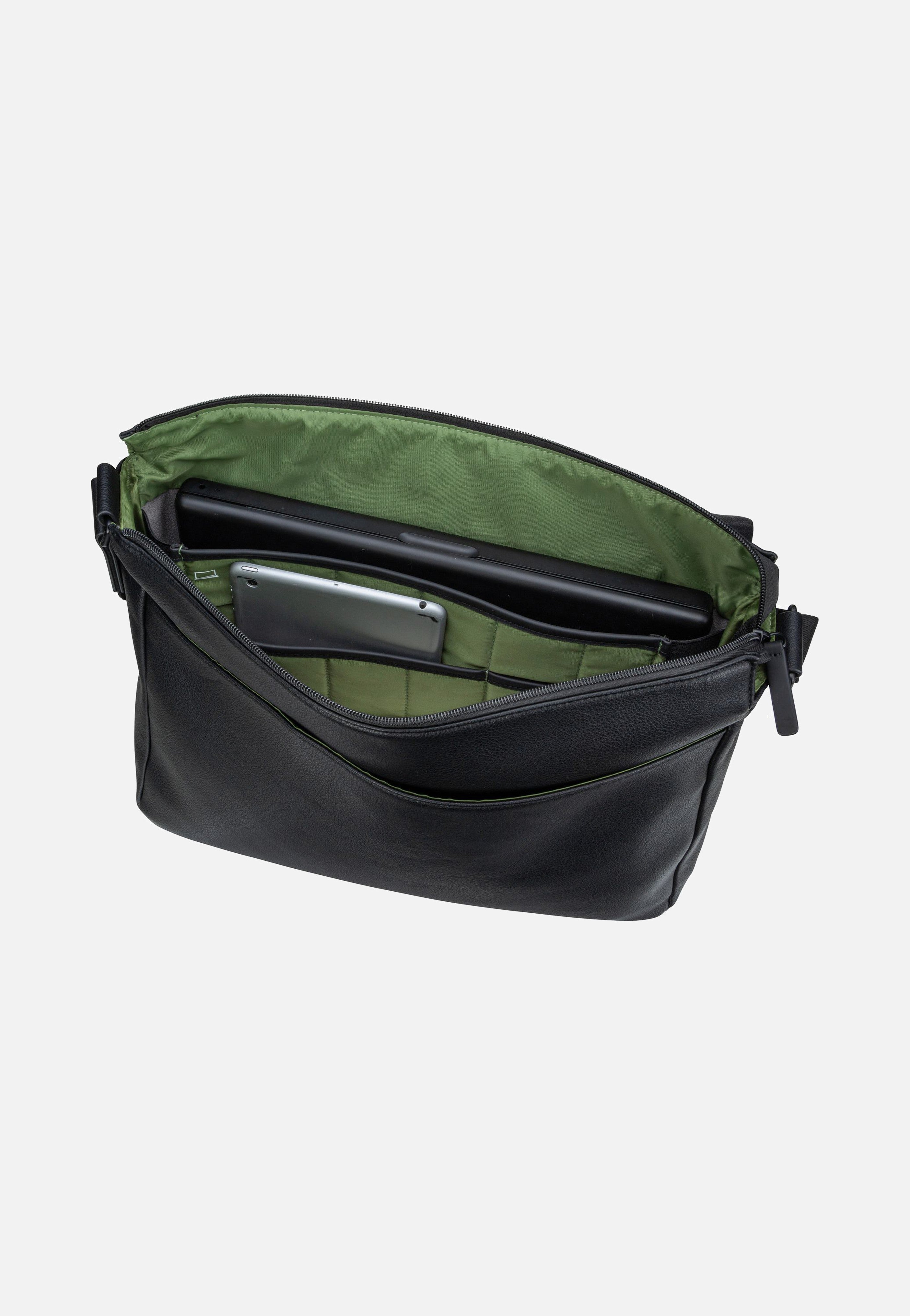 Jost - Riga Flap L Black - Messenger Bag | Men-Image