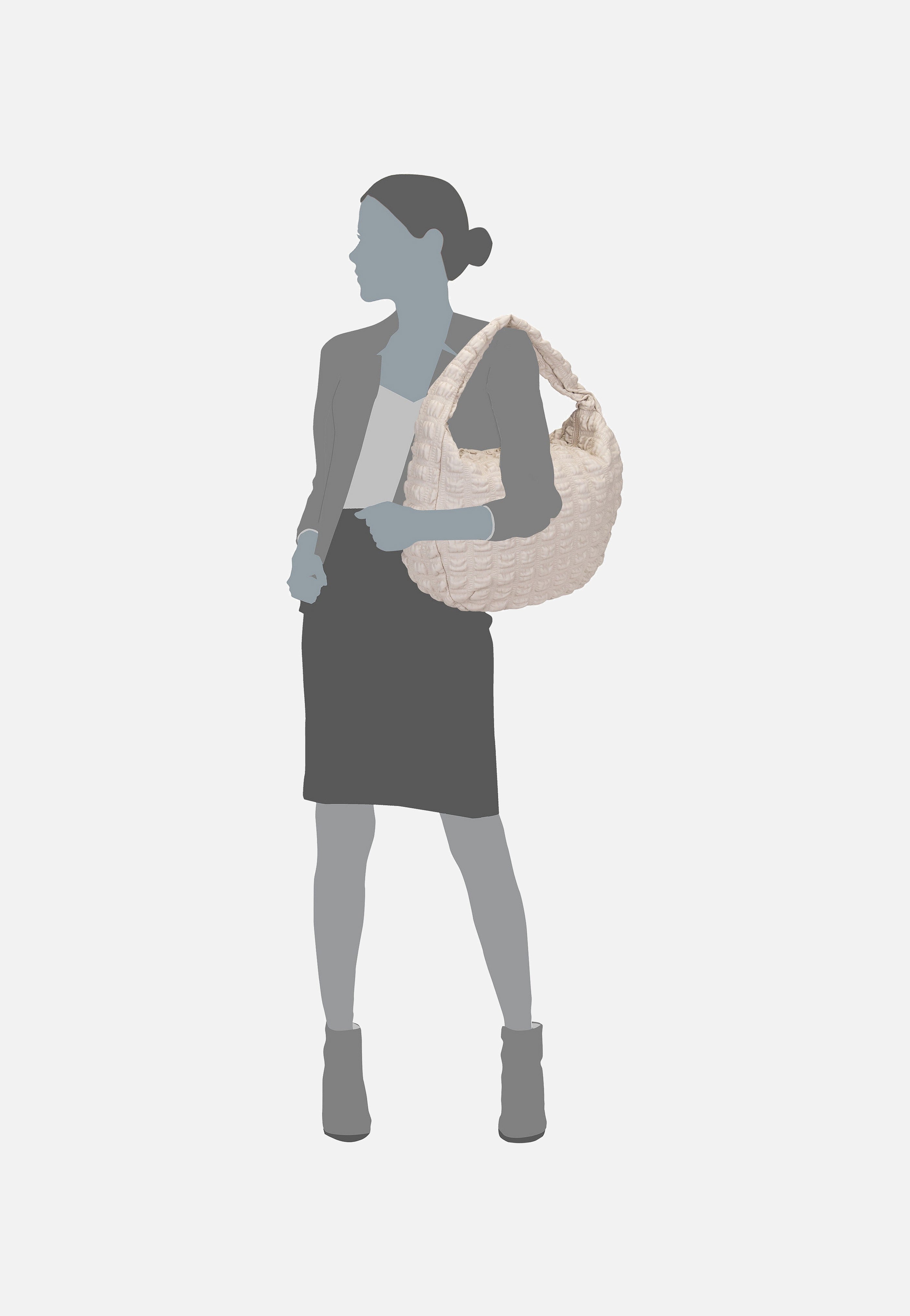 Jost - Senja 4114 Porcelain - Hobo Bag | Women-Image