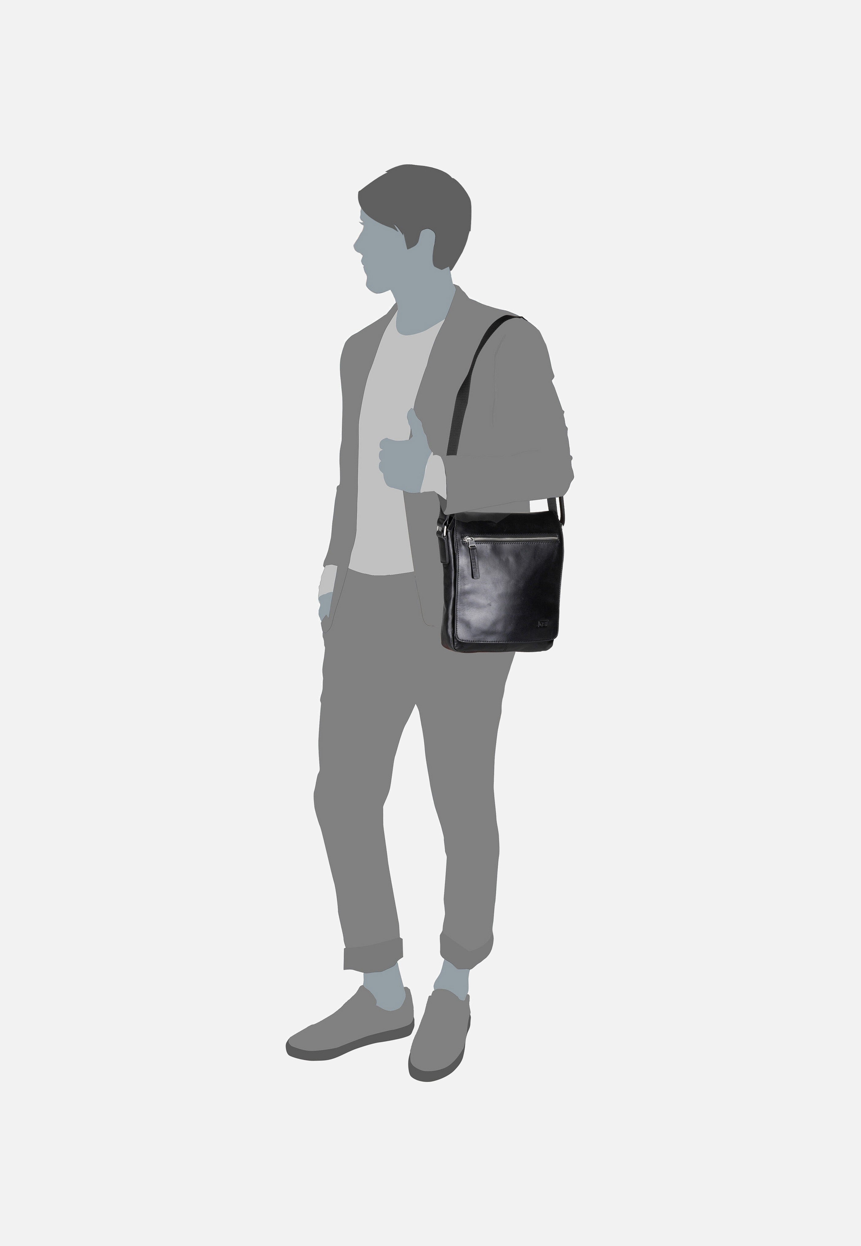 Jost - Skagen S 6201 Schwarz - Crossbody Bag | Neutral-Image