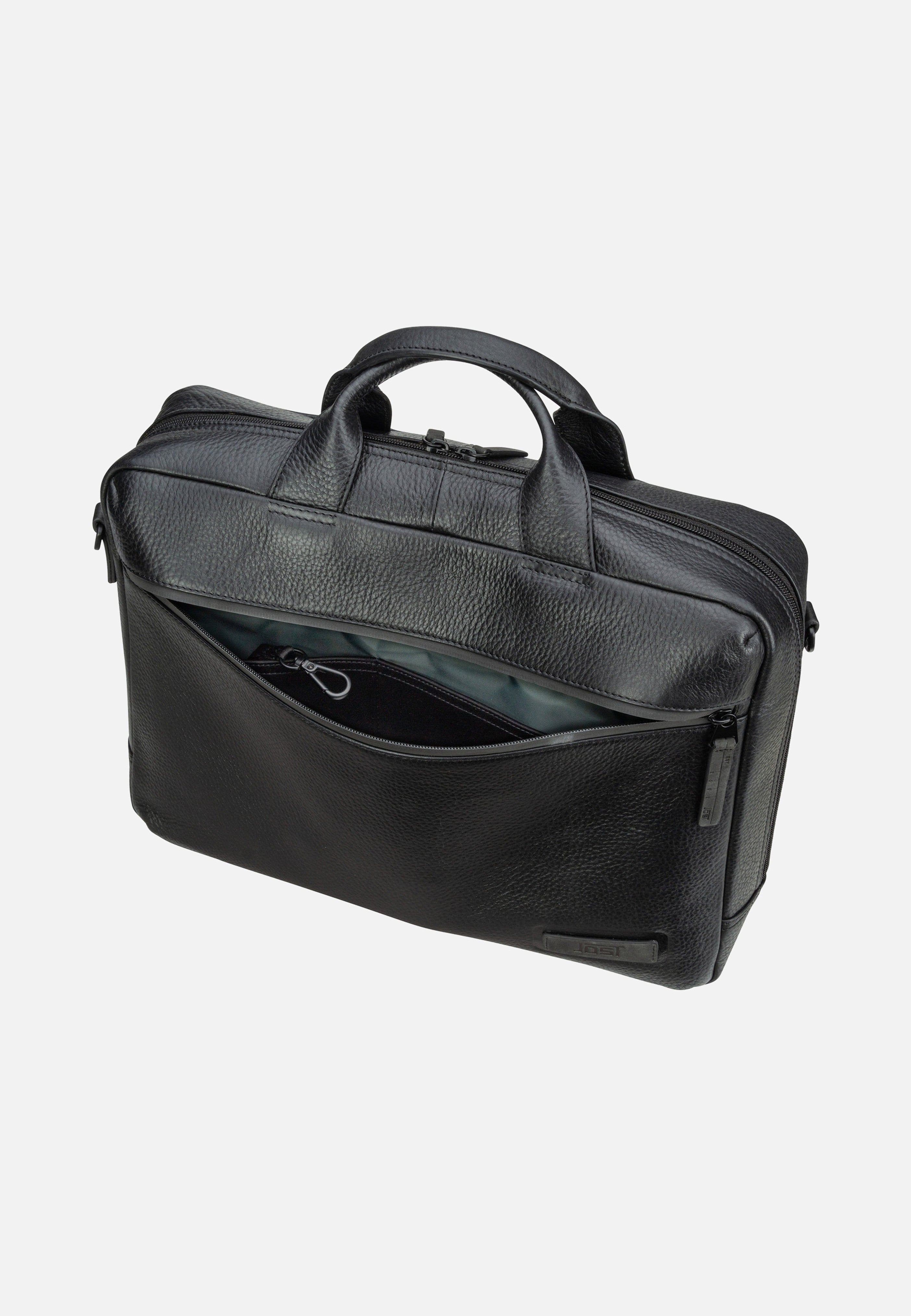 Jost - Stockholm Business Bag M 1 Comp Black - Briefcase | Men-Image