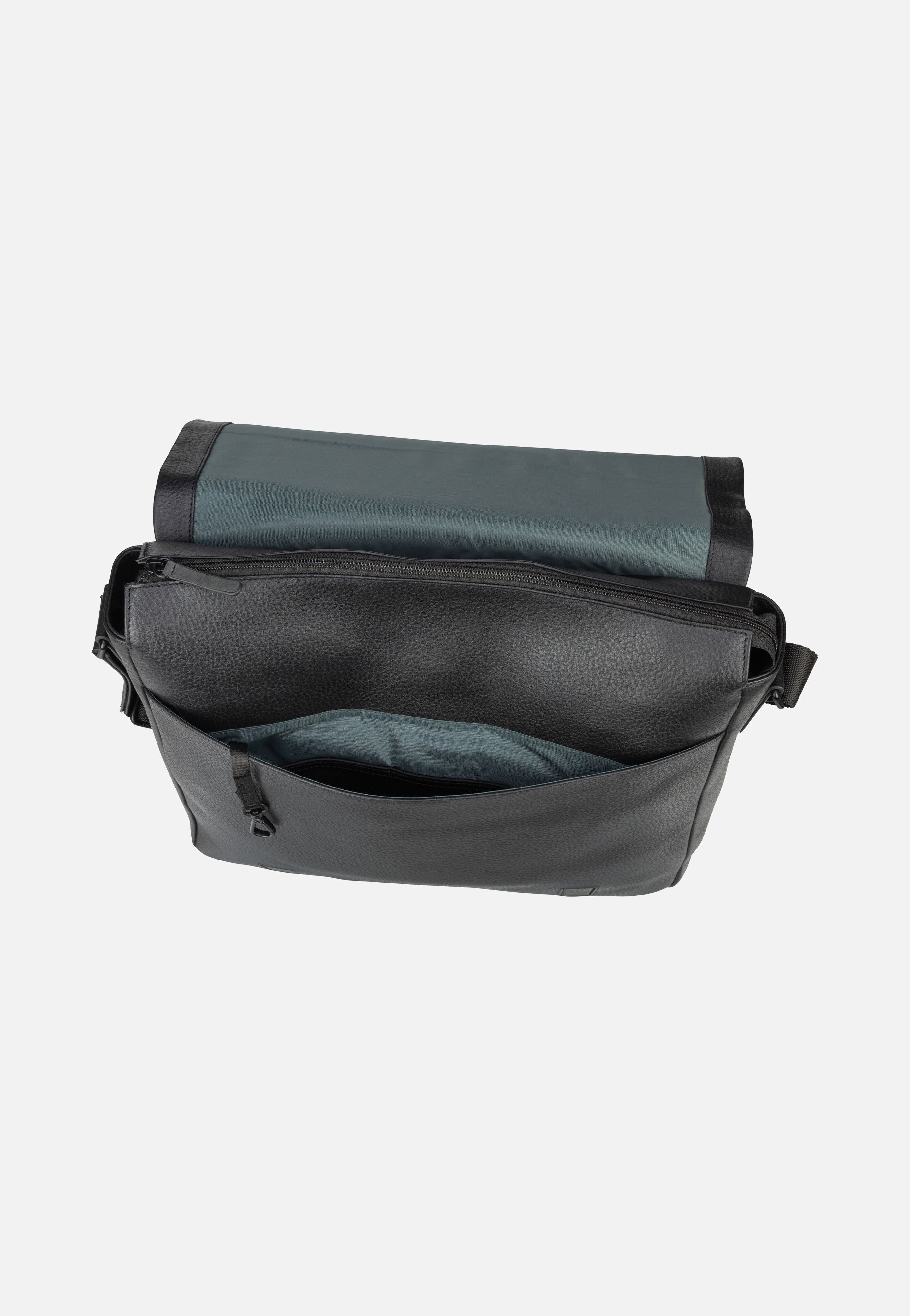 Jost - Stockholm Flap L Black - Messenger Bag | Men-Image