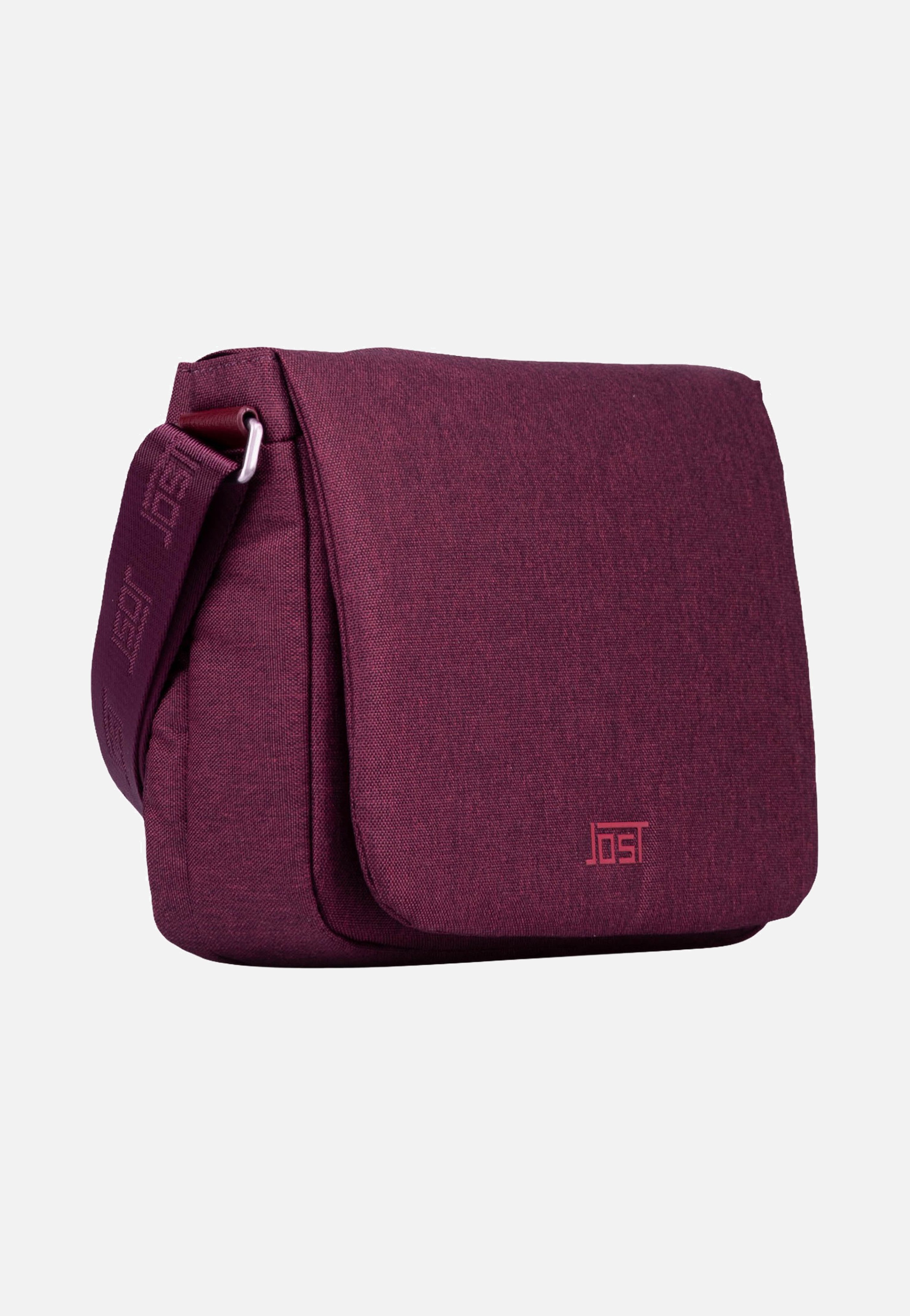 Jost Bergen 1614 Burgundy Bolso bandolera