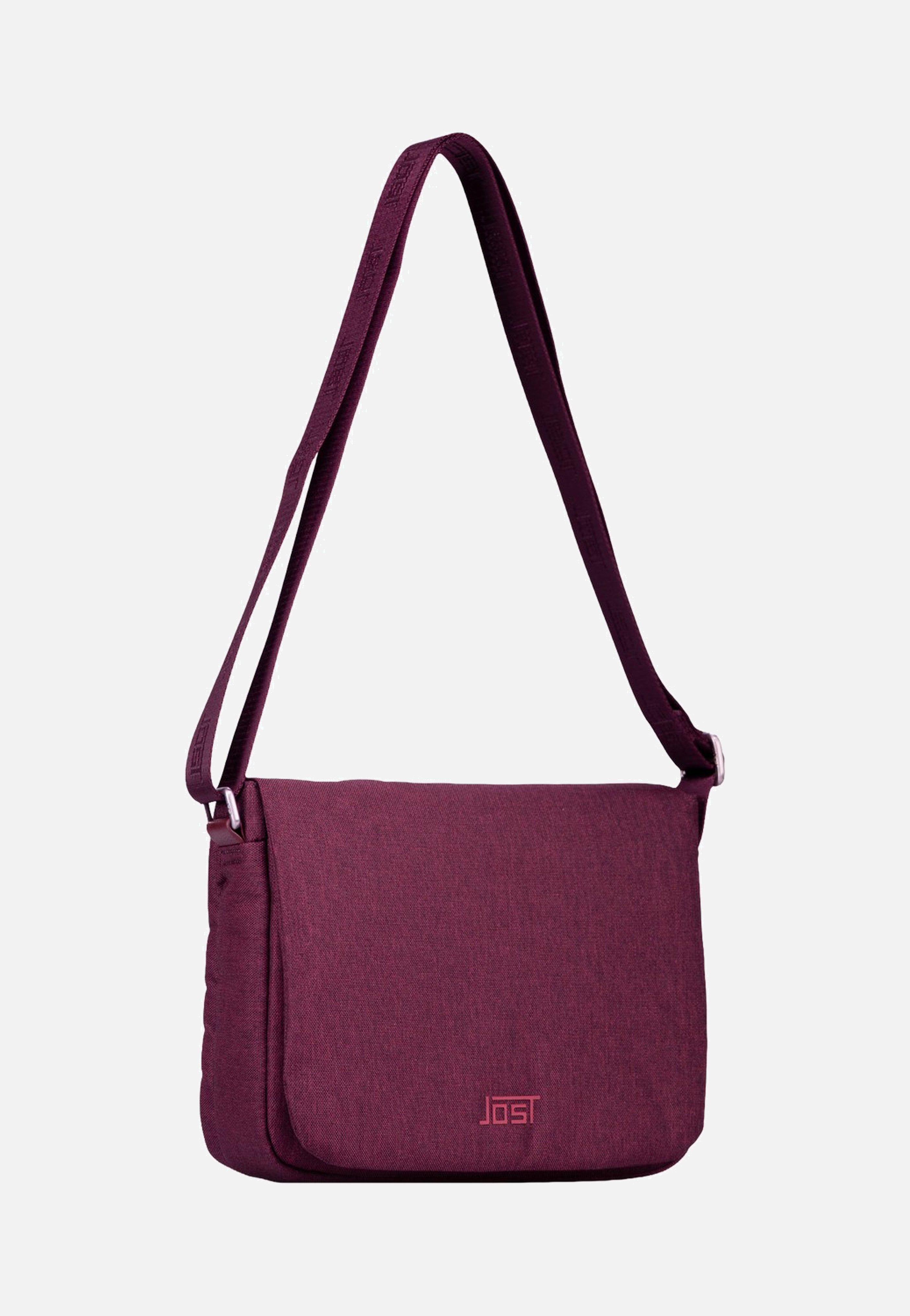 Jost Bergen 1614 Burgundy Bolso bandolera