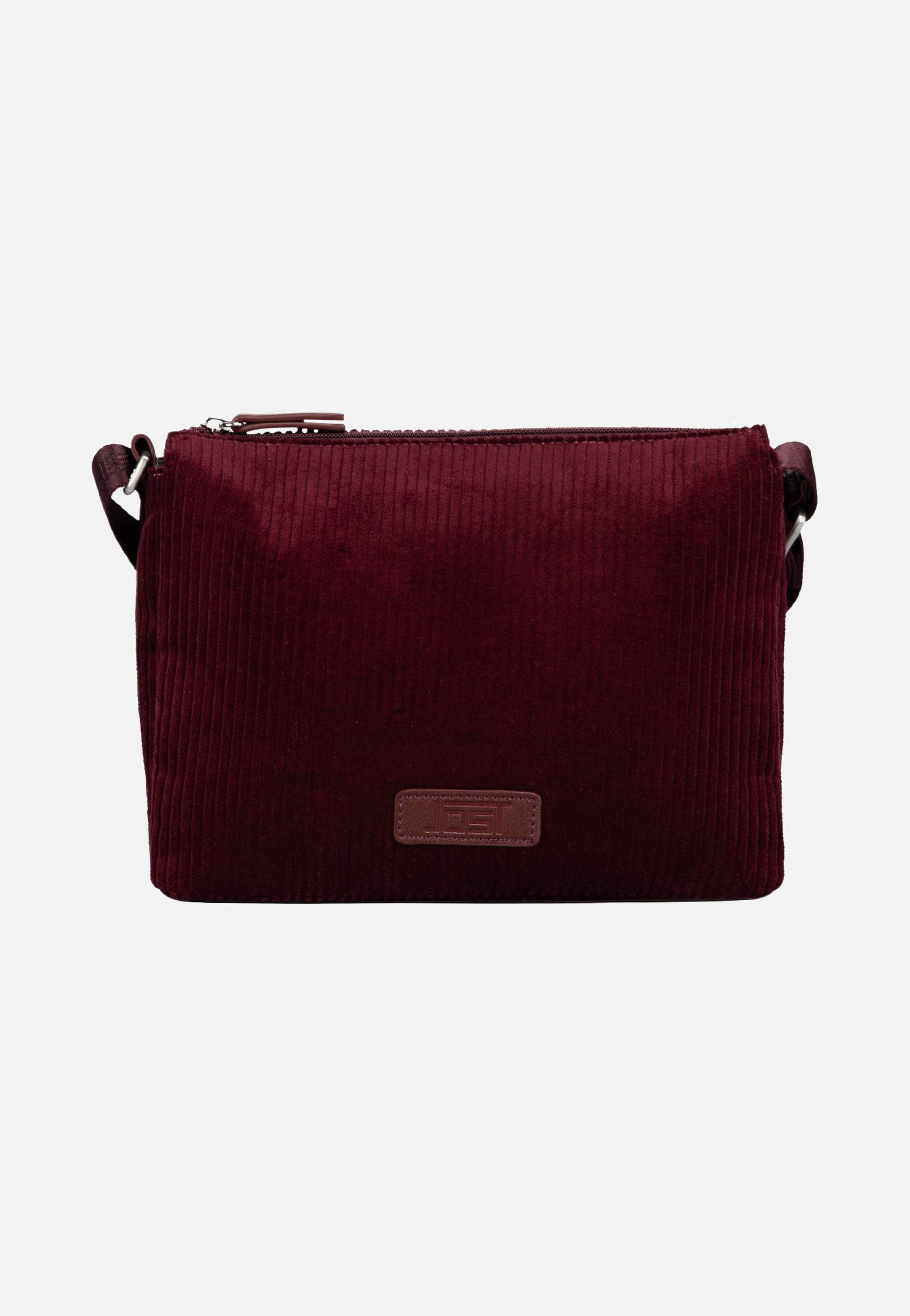 Jost Cord 3161 Burgundy Crossbody Bag
