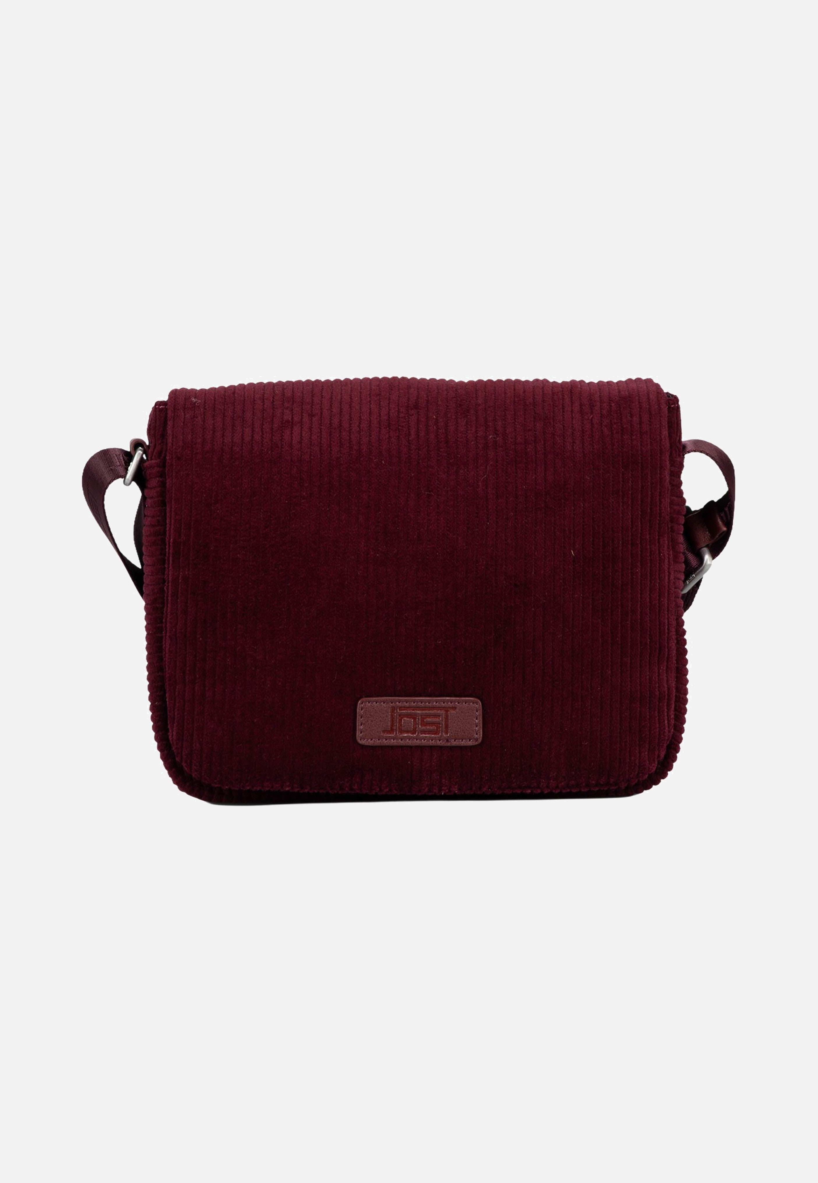 Jost Cord 3163 Burgundy Bolso bandolera