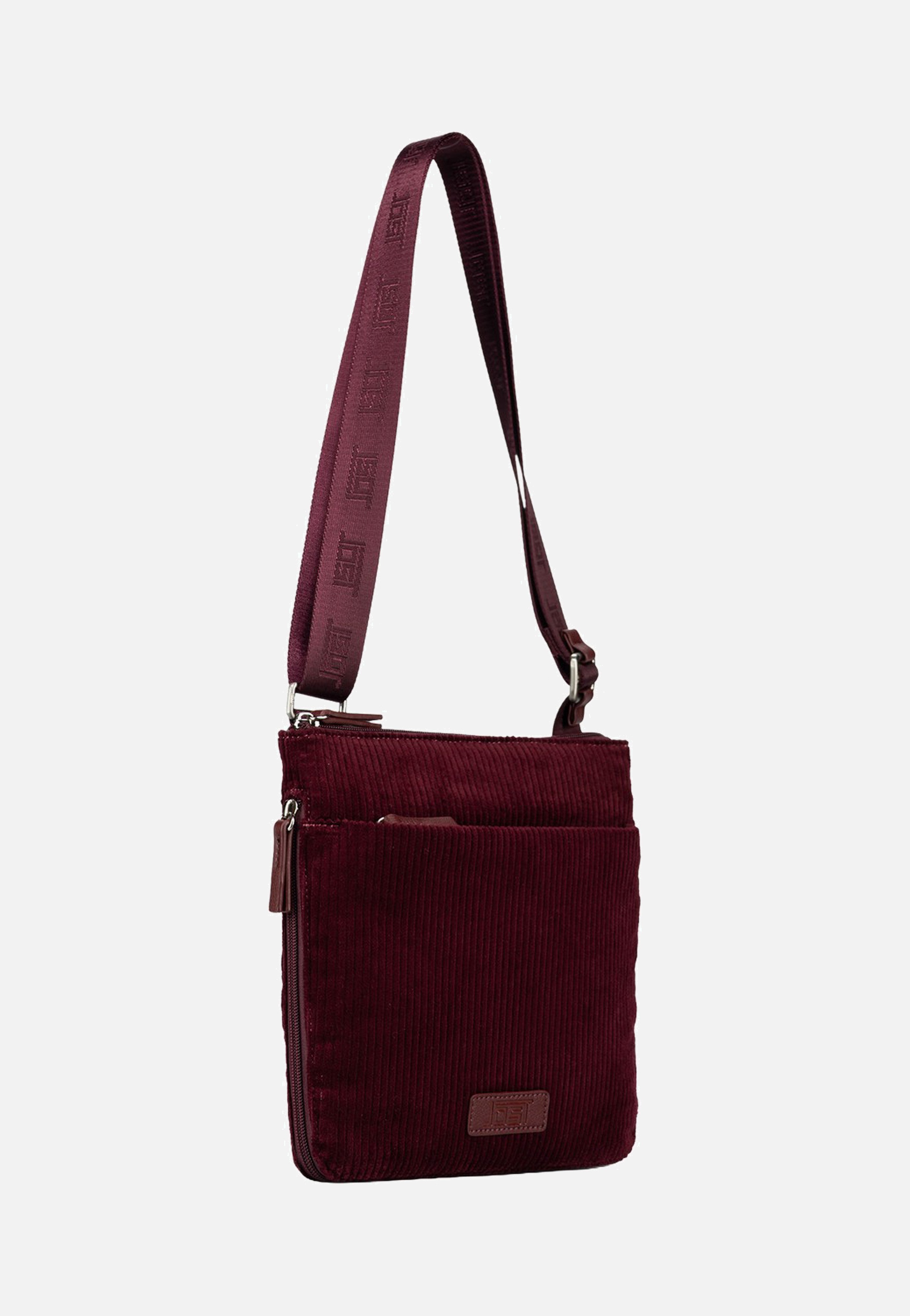 Jost Cord 3164 Burgundy Borsa a tracolla