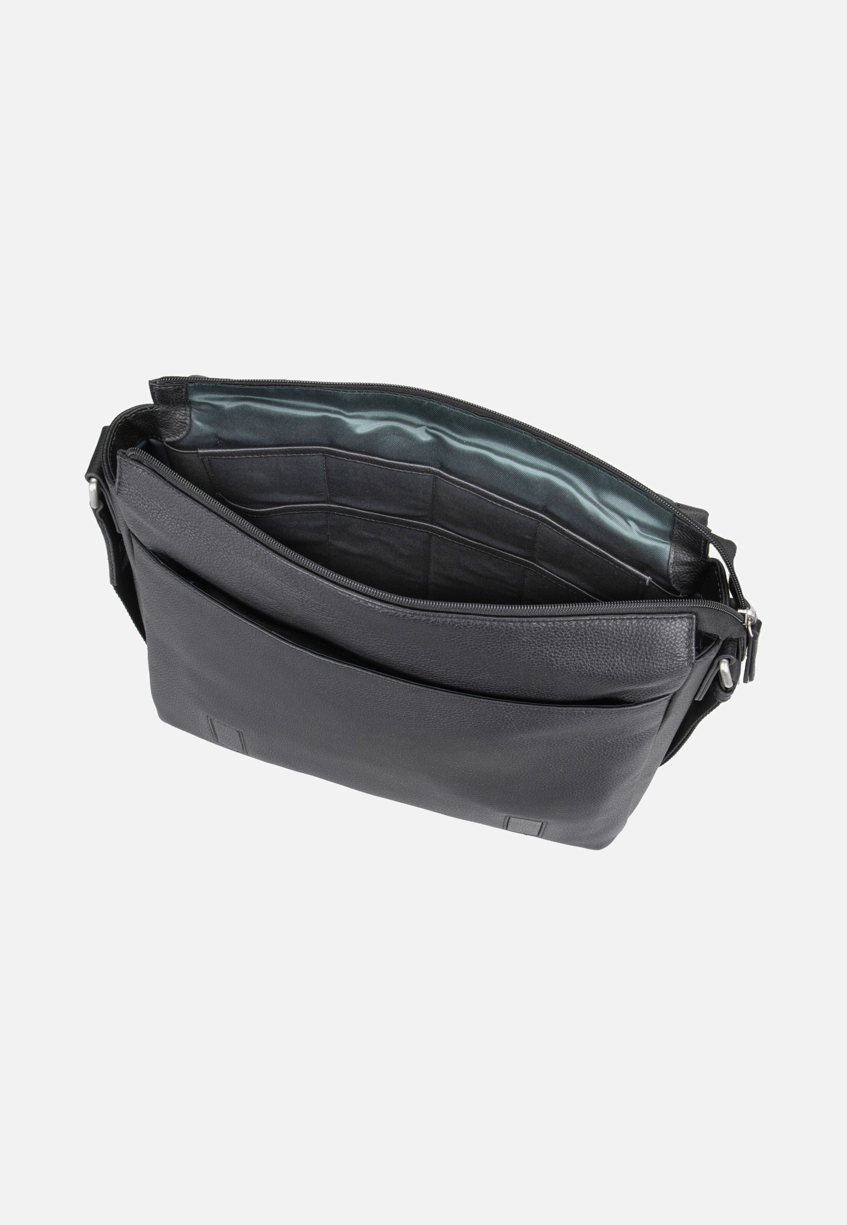 Jost - Frankfurt Shoulder Bag M Black - Shoulder Bag | Men-Image