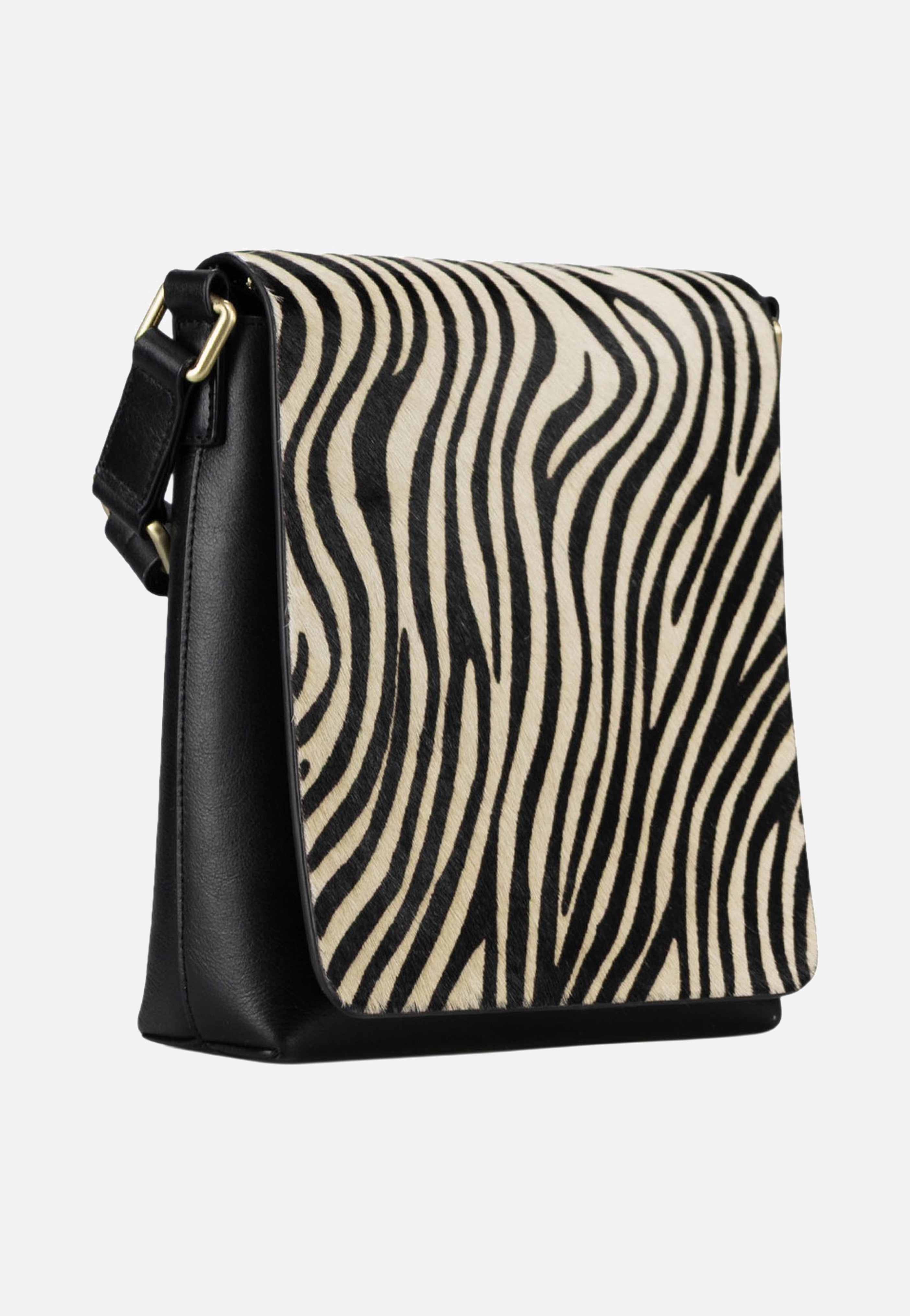 Jost Furry Zebra Shoulder Bag S 3114 Zebra Shoulder Bag