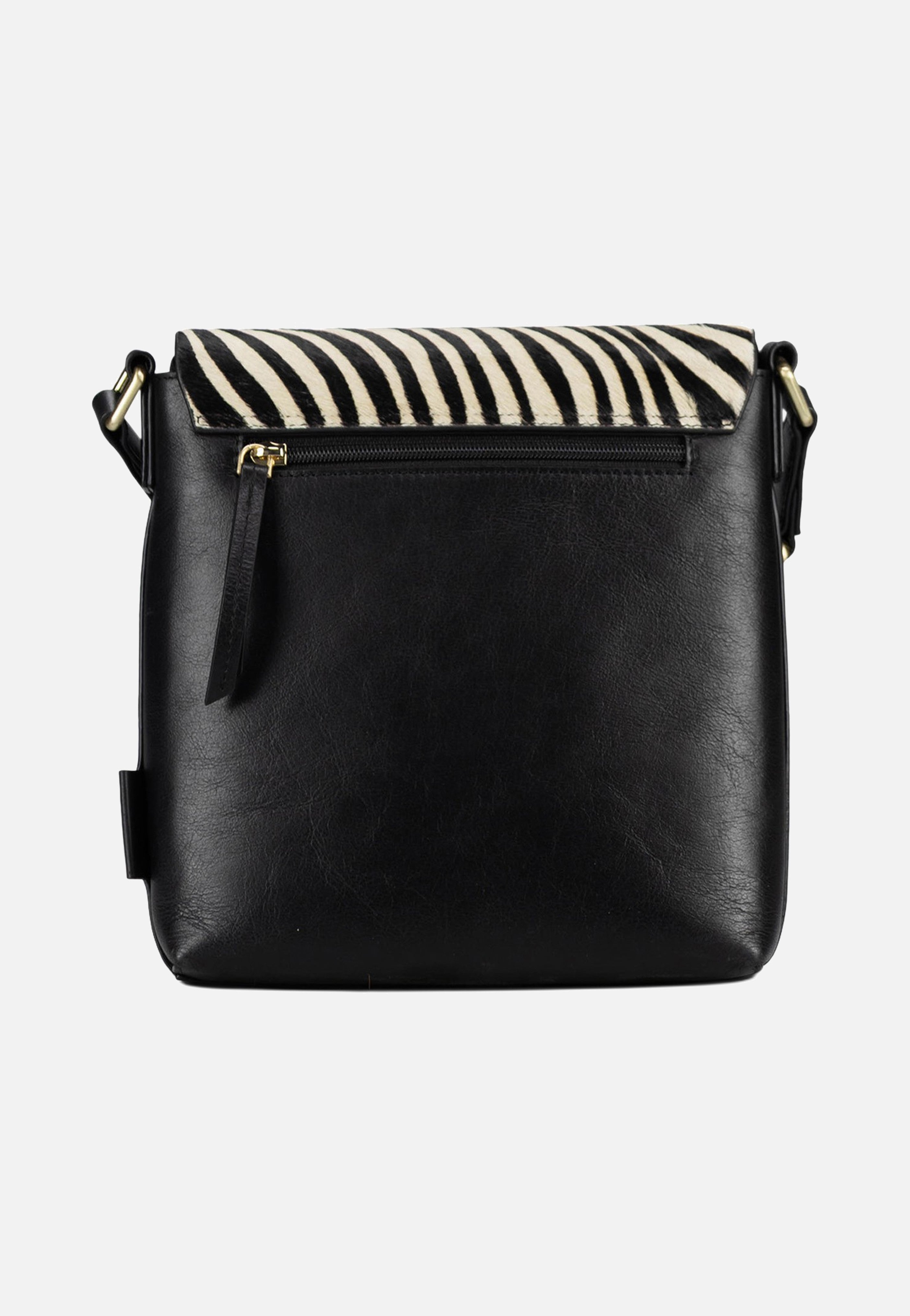 Jost Furry Zebra Shoulder Bag S 3114 Zebra Shoulder Bag