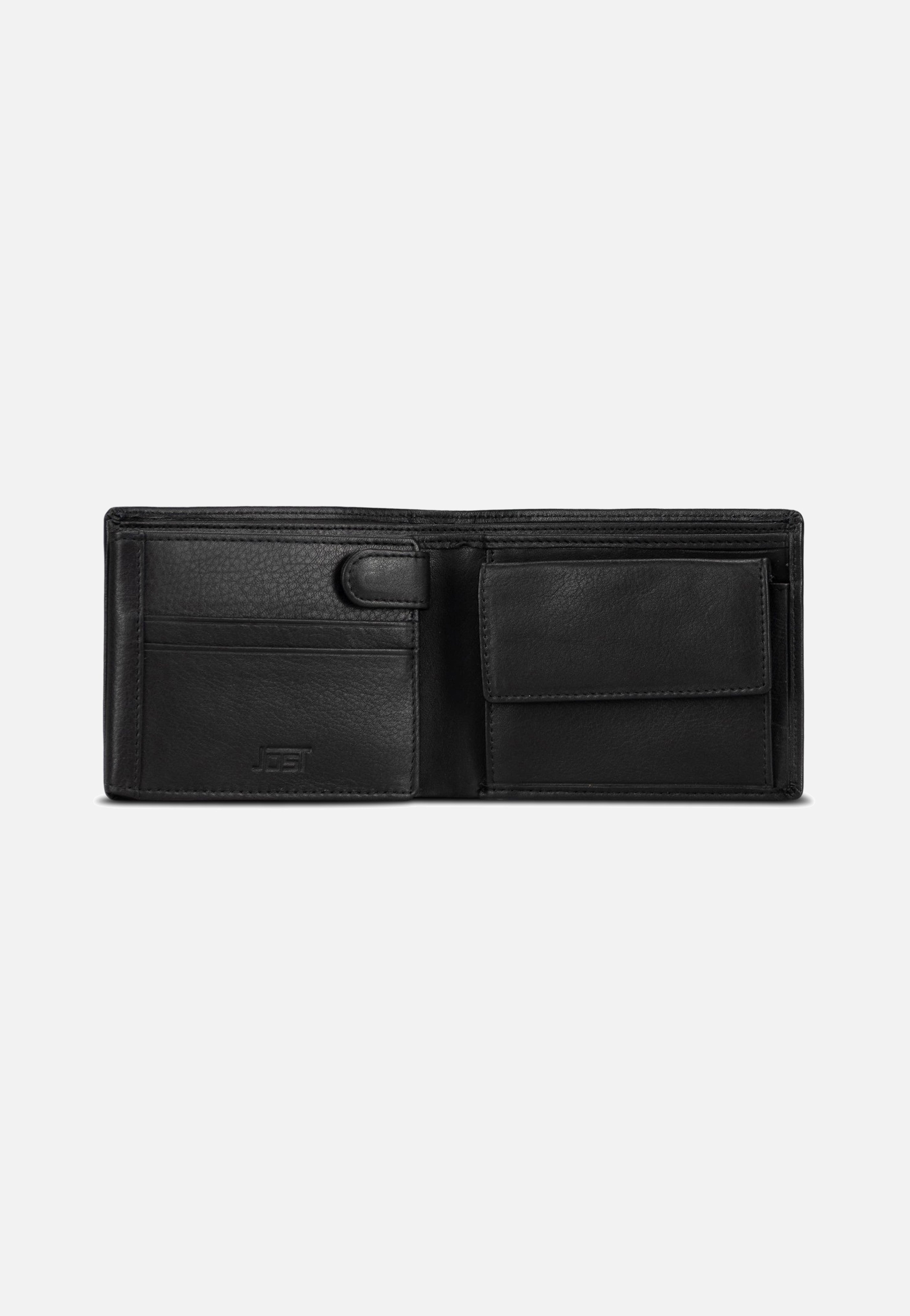 Jost Odense Medium 6352 Black Wallet