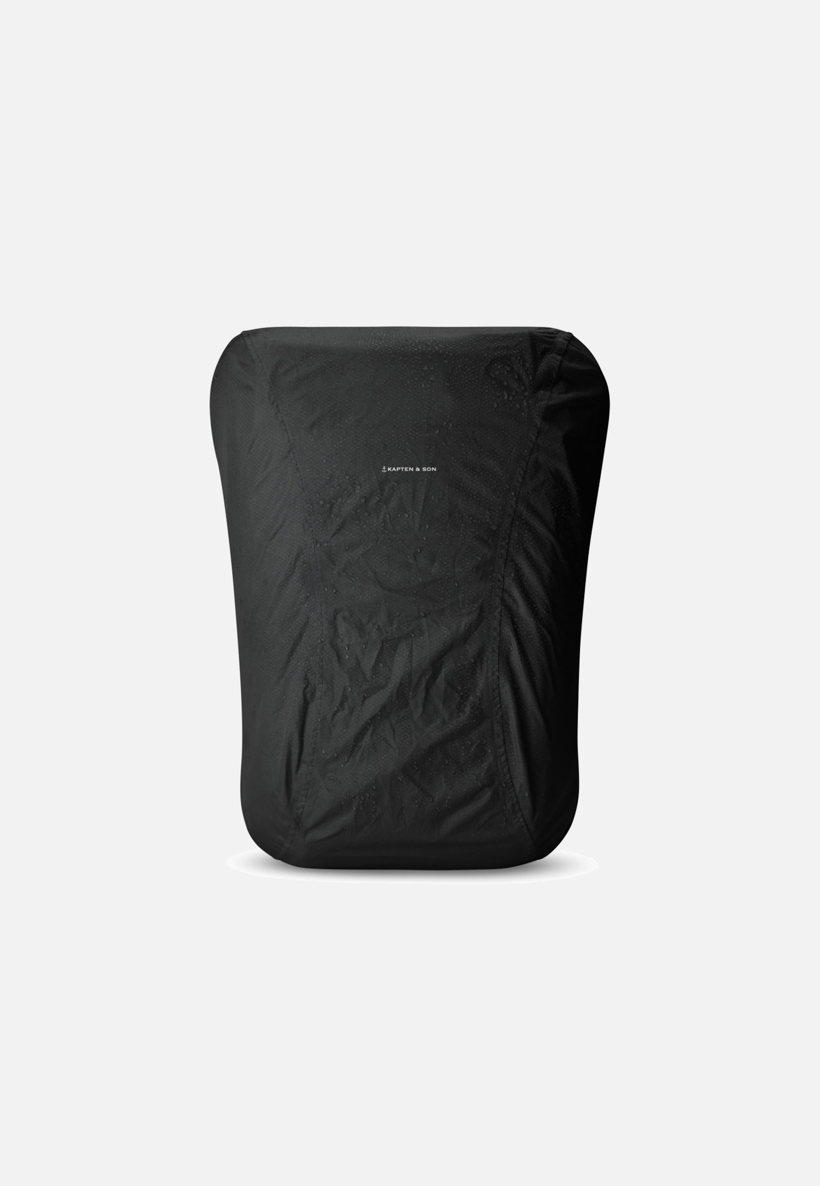 Kapten & Son - Banff All Black - Rolltop Backpack | Neutral-Image