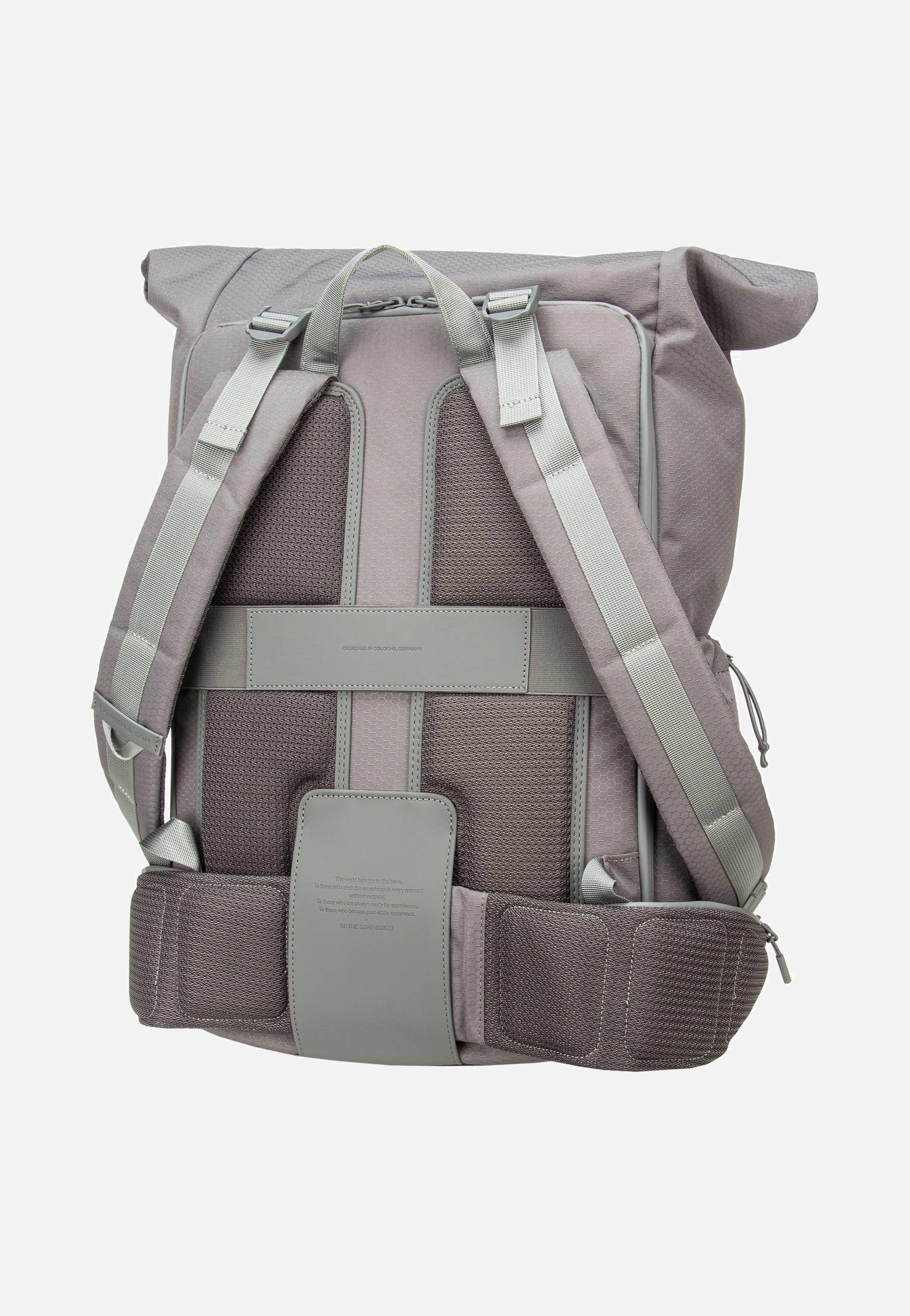 Kapten & Son - Banff Stone Grey - Rolltop Backpack | Neutral-Image