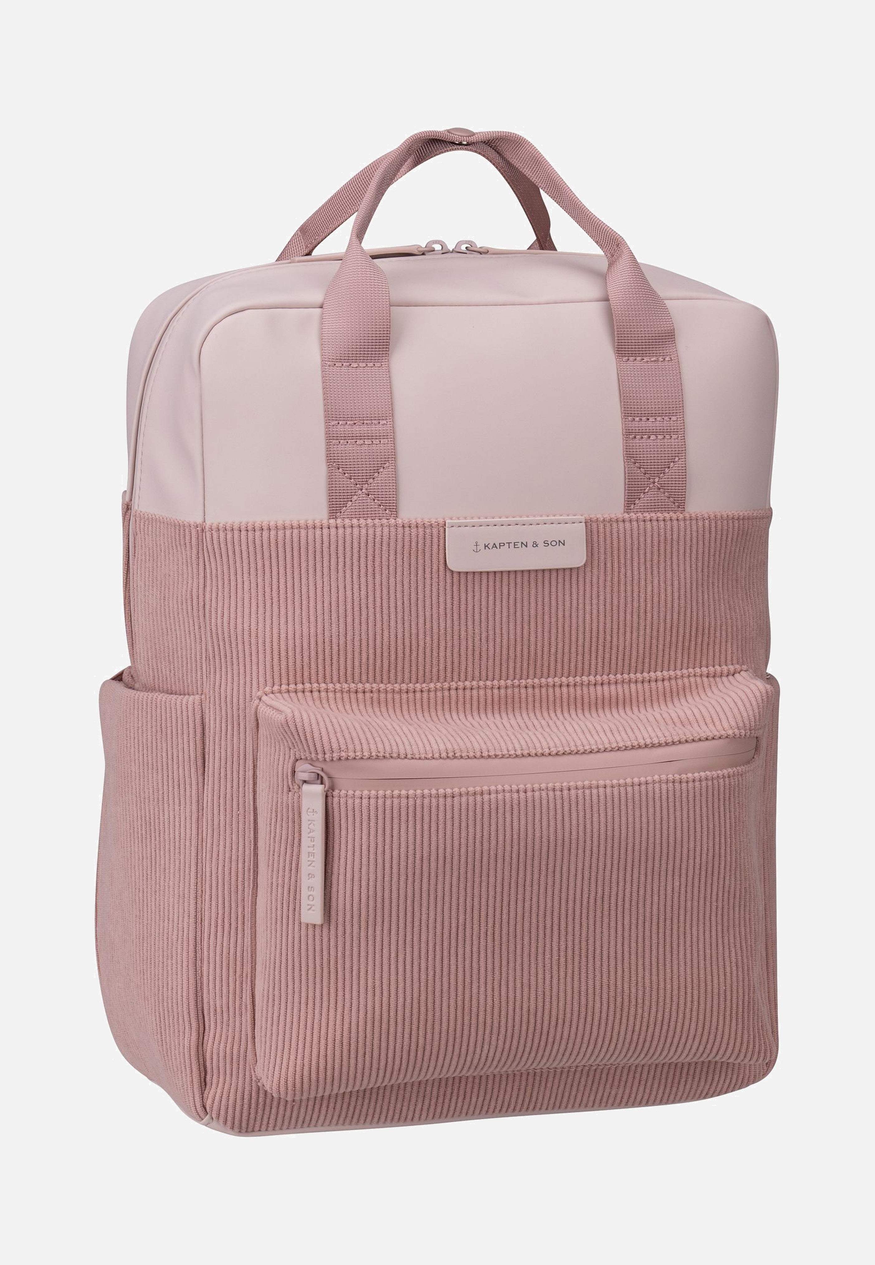 Kapten & Son Bergen Pro Cord Rose Clay Backpack